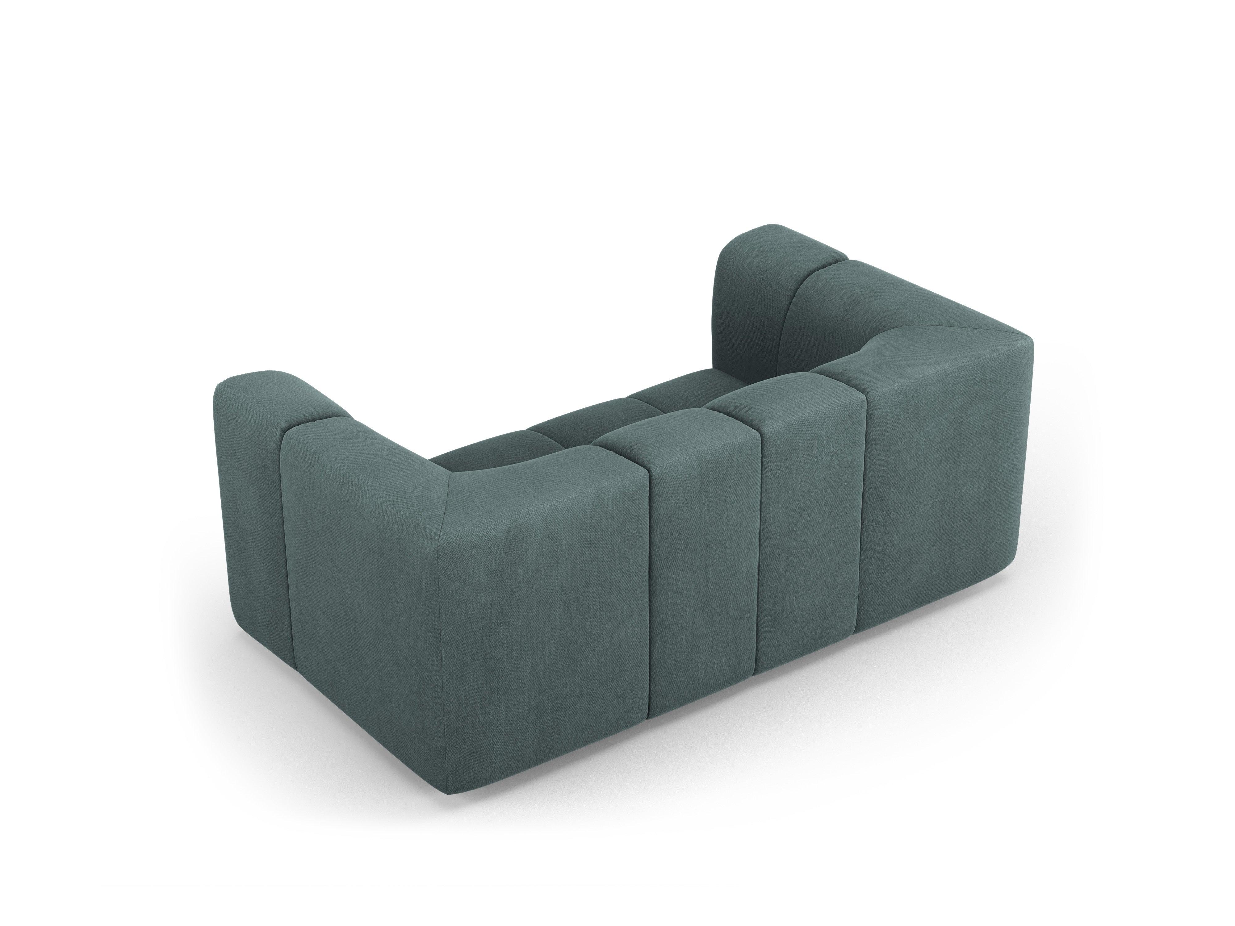 Sofa 2-osobowa FRANCESCA morska zieleń szenil Milo Casa Eye on Design