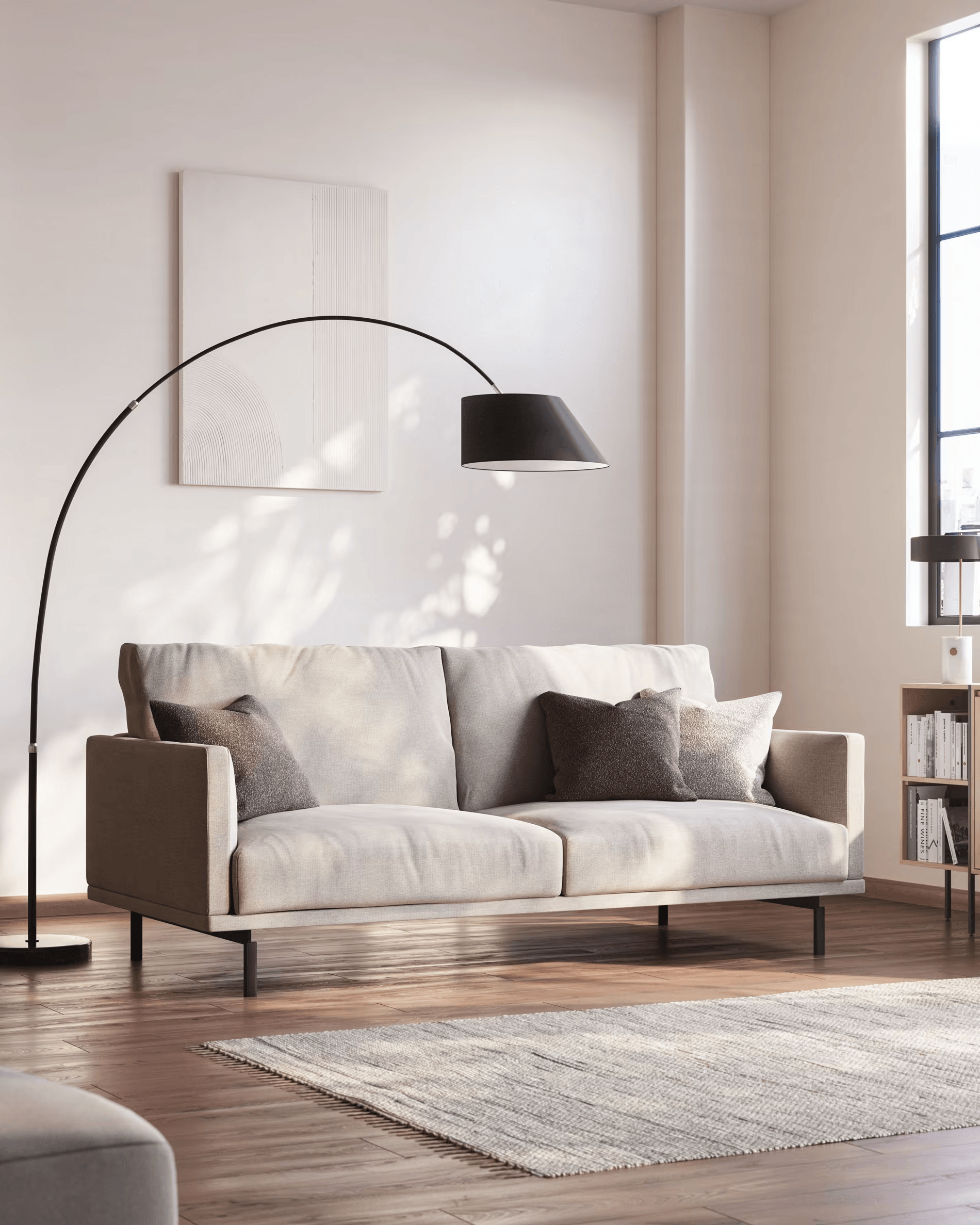 Sofa 2-osobowa GALENE beżowy La Forma Eye on Design