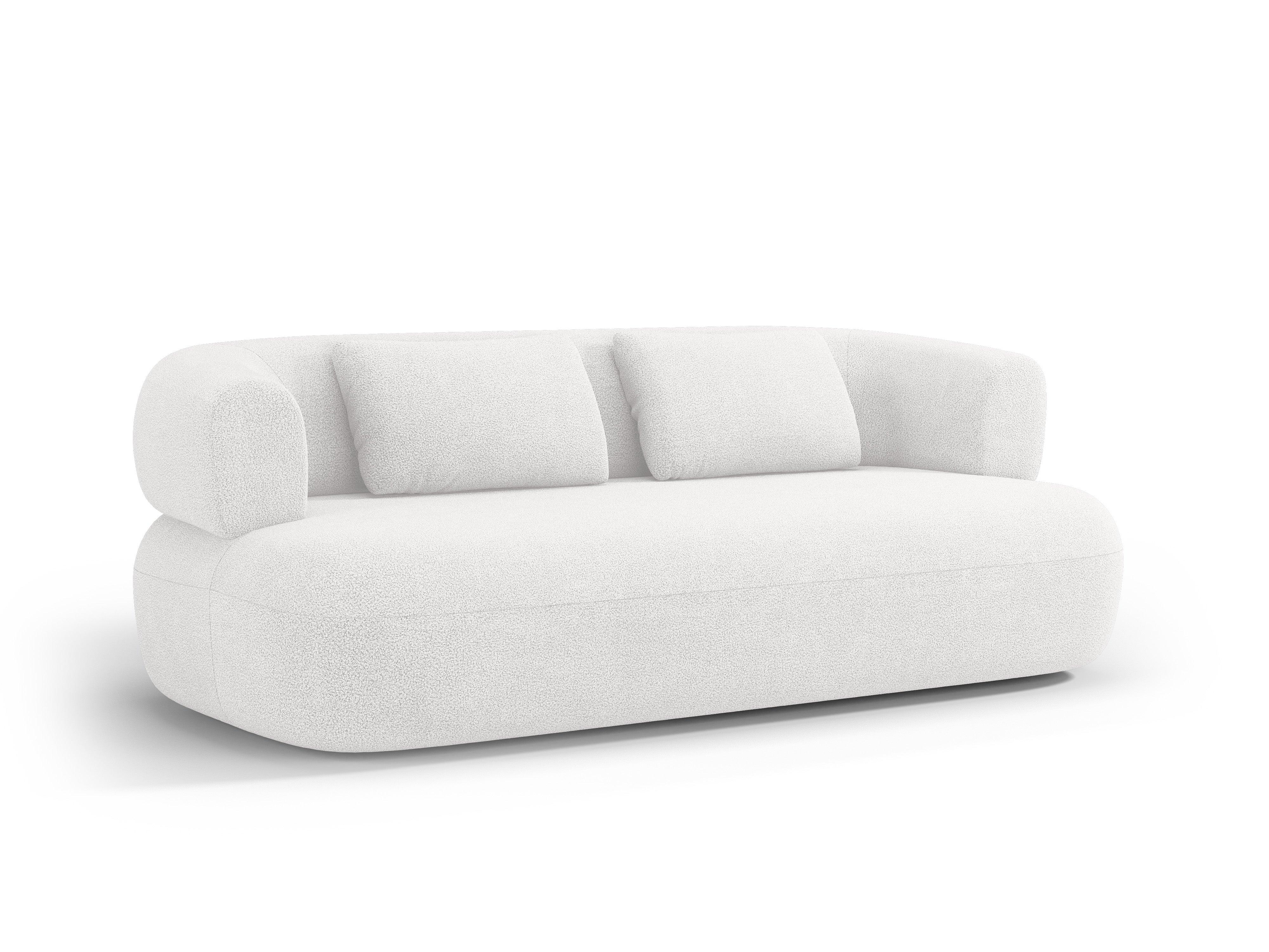 Sofa 3-osobowa ALDRIN biały boucle Windsor & Co Eye on Design