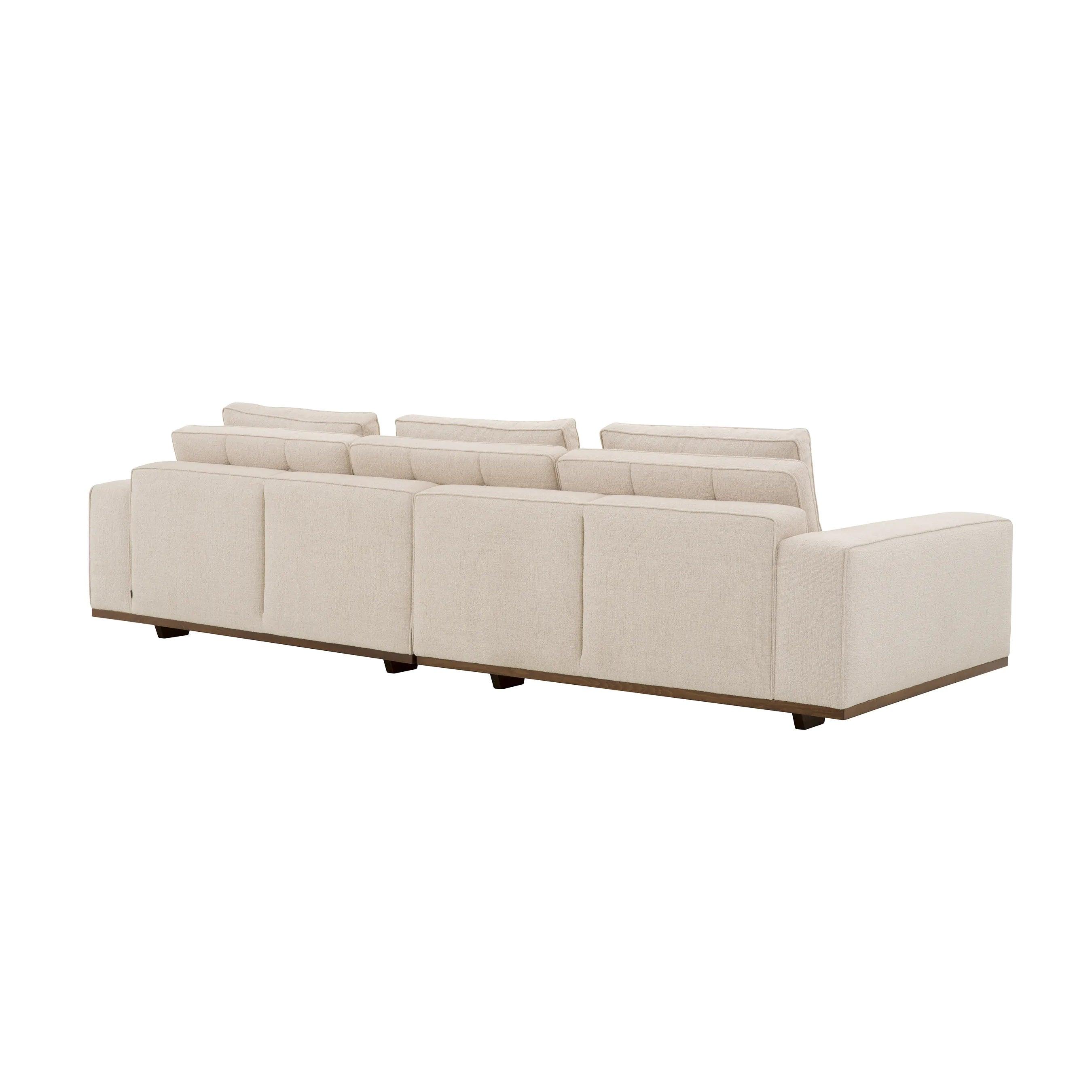 Sofa 3-osobowa AURORA beżowy Eichholtz Eye on Design