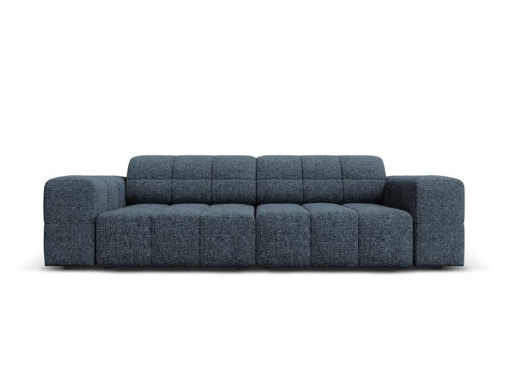 Sofa 3-osobowa CHICAGO niebieski szenil Cosmopolitan Design Eye on Design