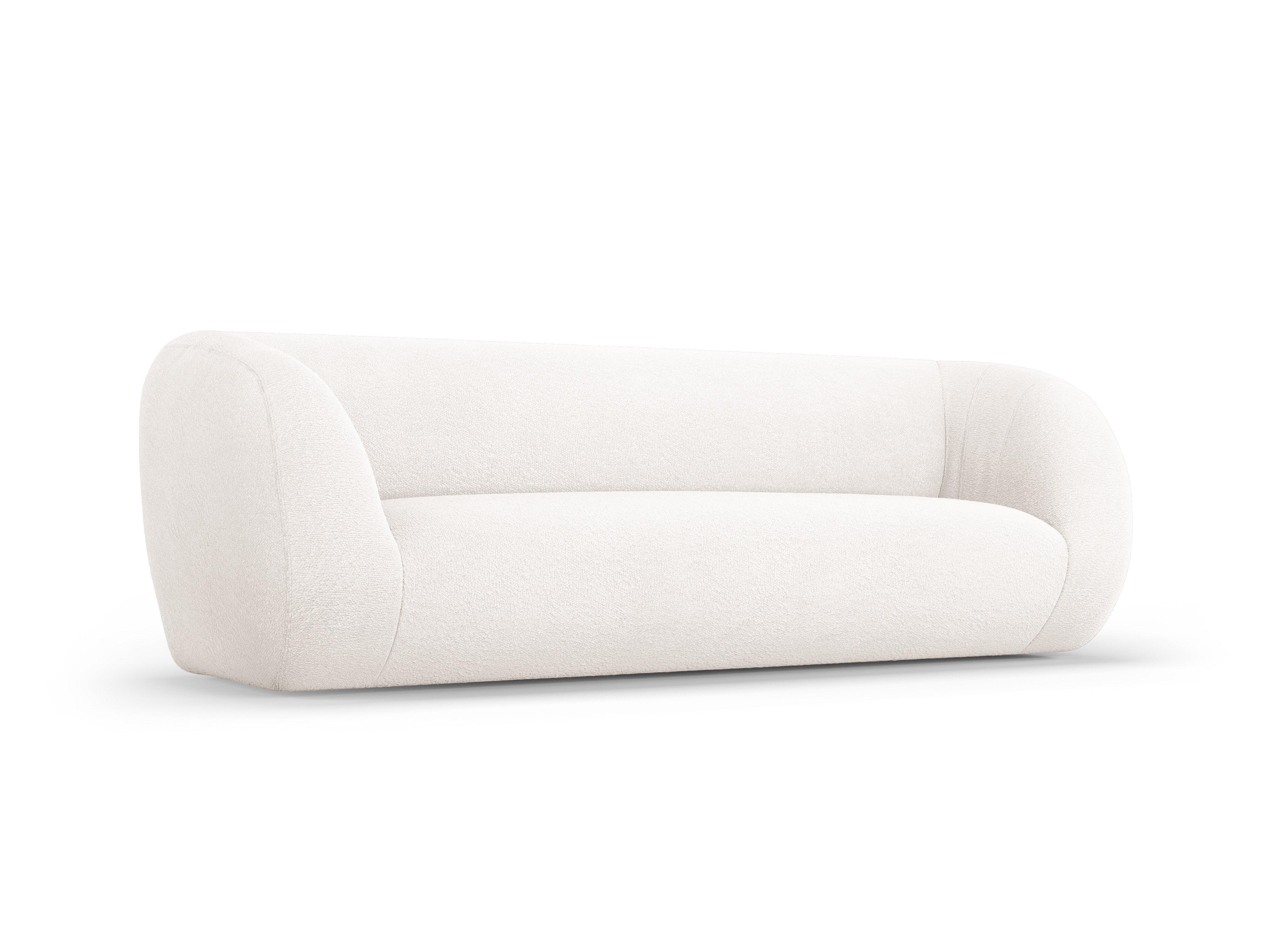 Sofa 3-osobowa ESSEN biały boucle Cosmopolitan Design Eye on Design