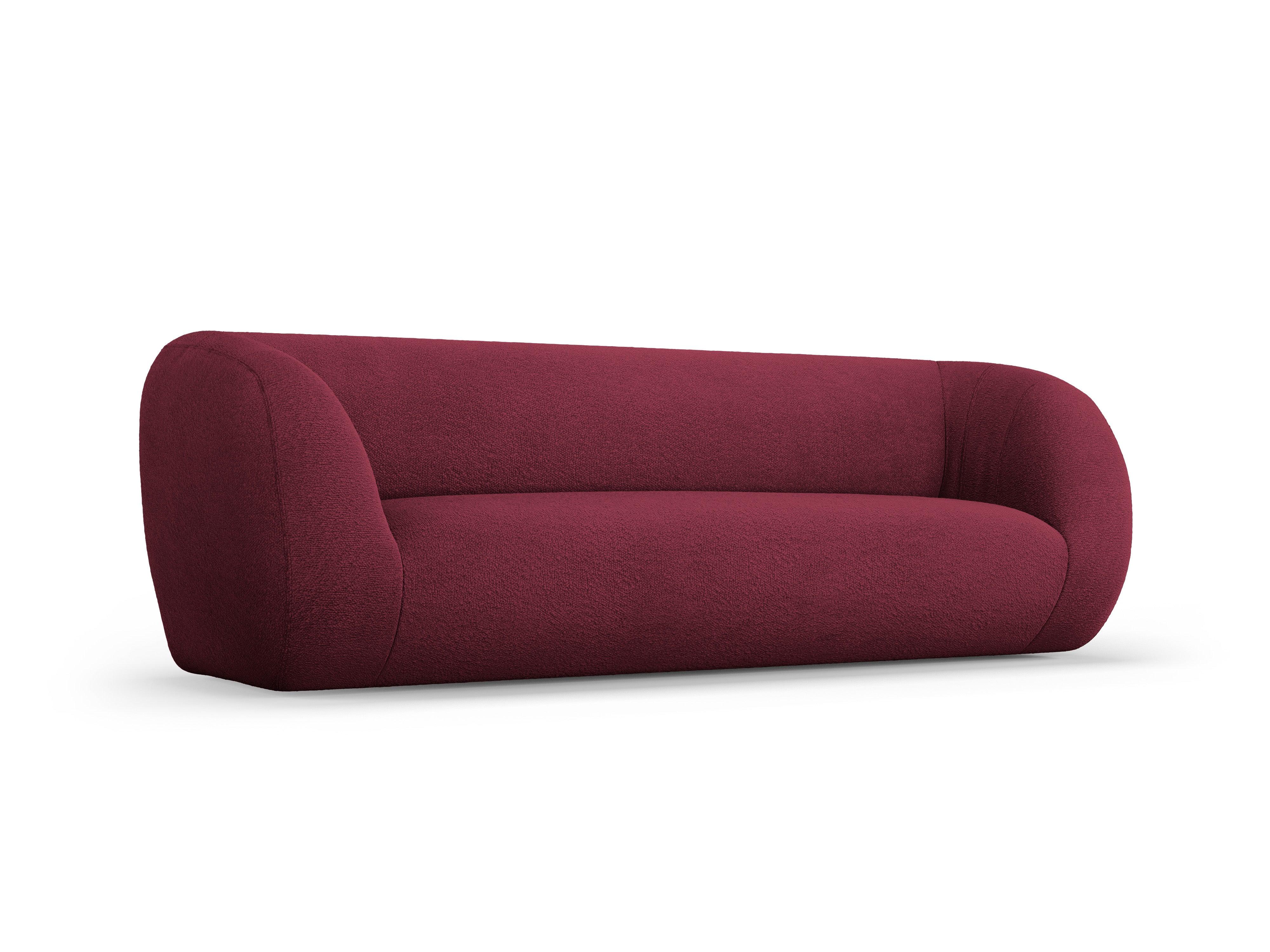 Sofa 3-osobowa ESSEN bordowy boucle Cosmopolitan Design Eye on Design
