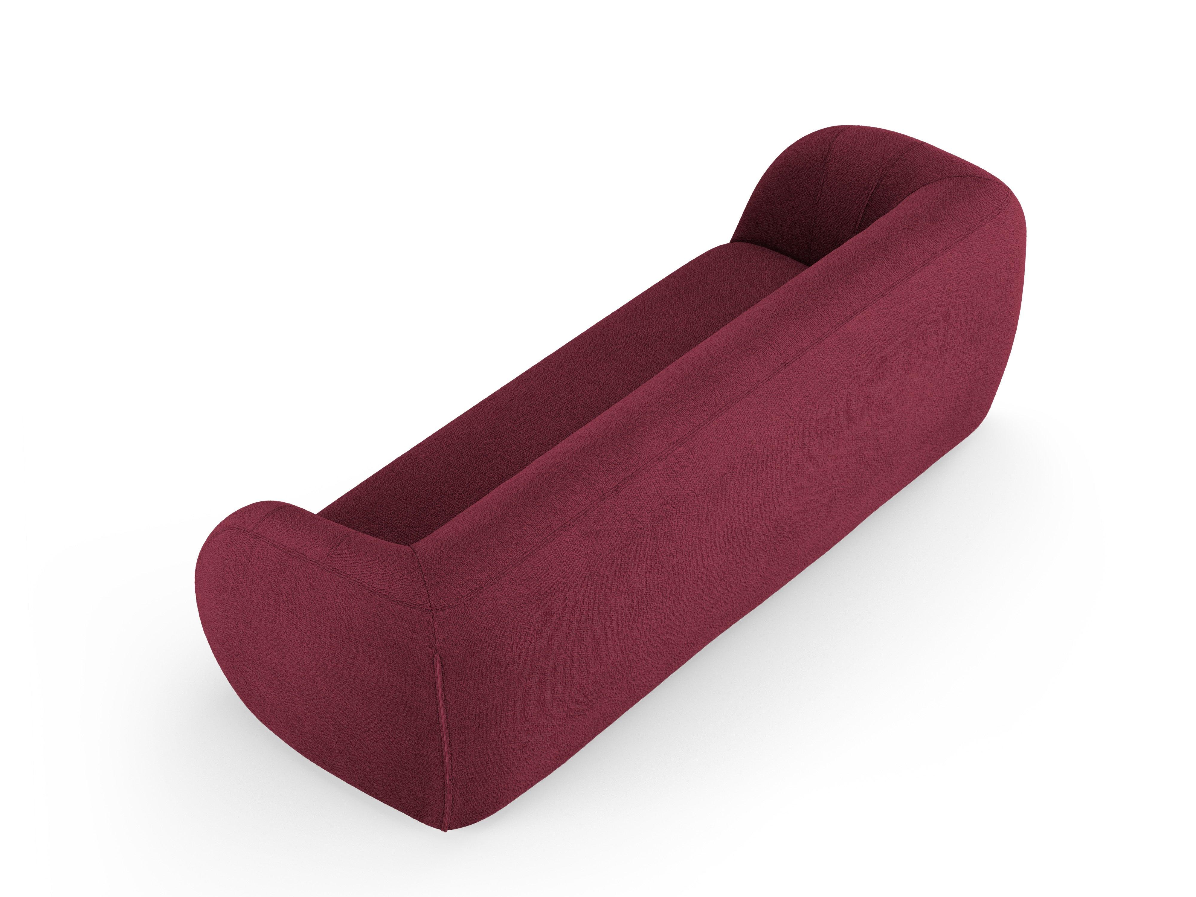 Sofa 3-osobowa ESSEN bordowy boucle Cosmopolitan Design Eye on Design