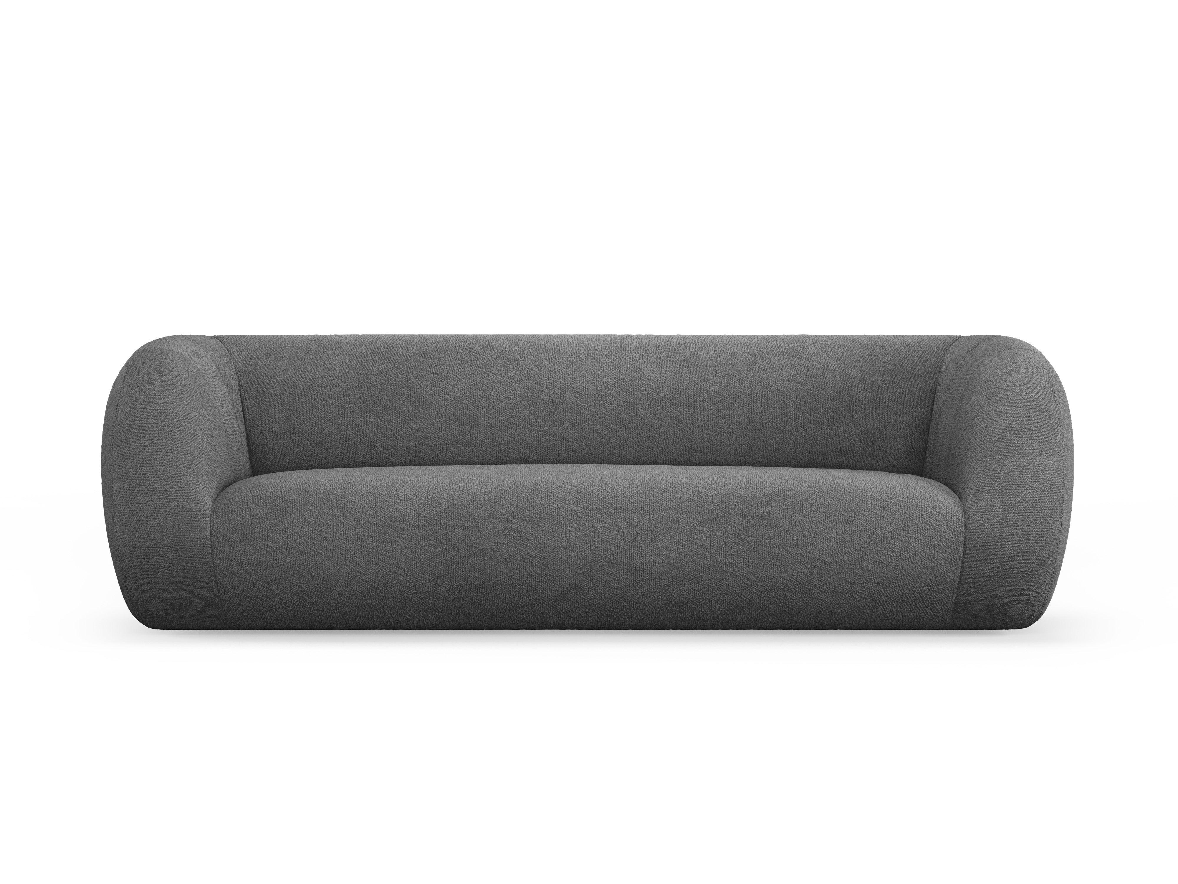 Sofa 3-osobowa ESSEN ciemnoszary boucle Cosmopolitan Design Eye on Design