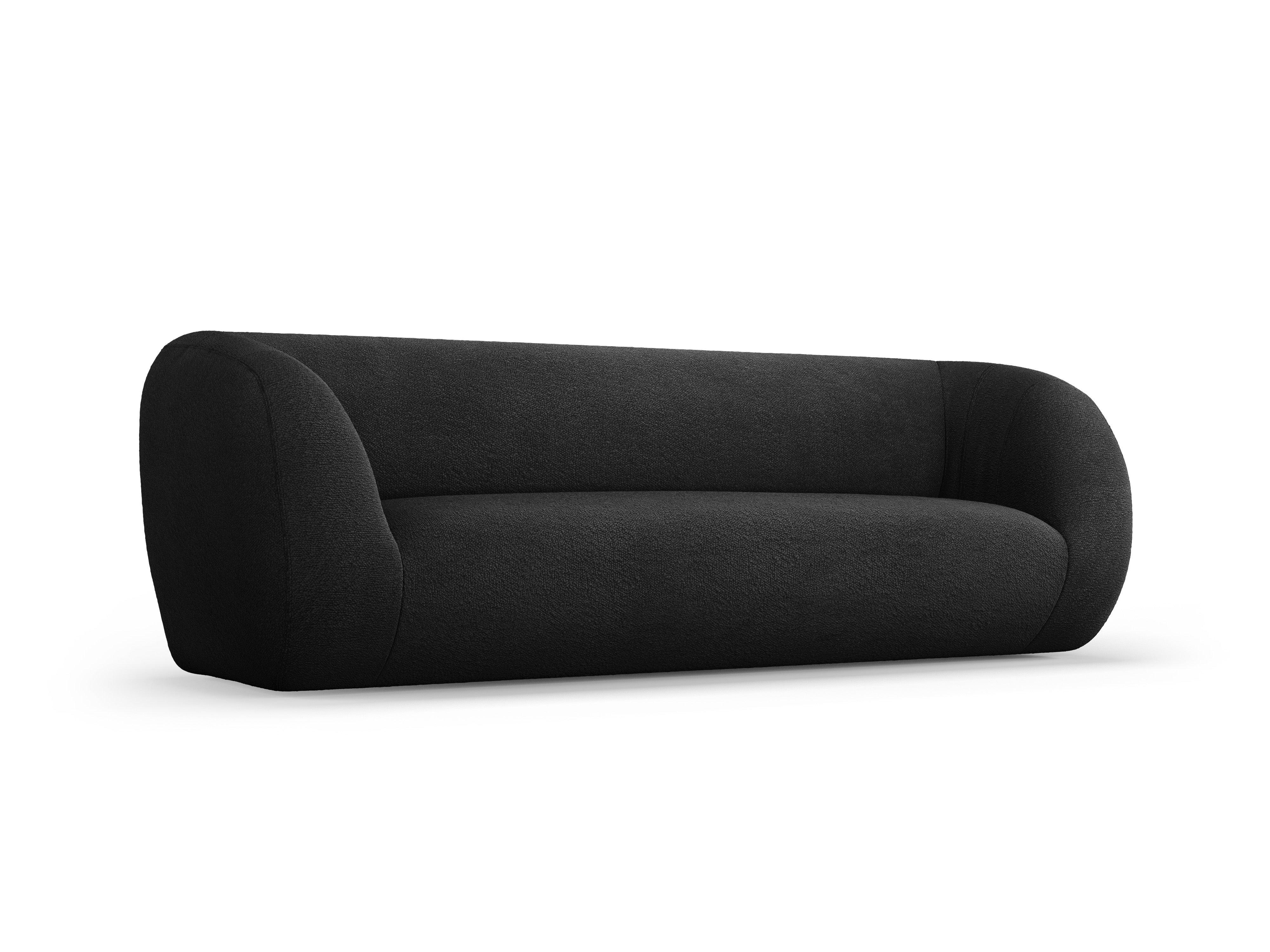 Sofa 3-osobowa ESSEN czarny boucle Cosmopolitan Design Eye on Design