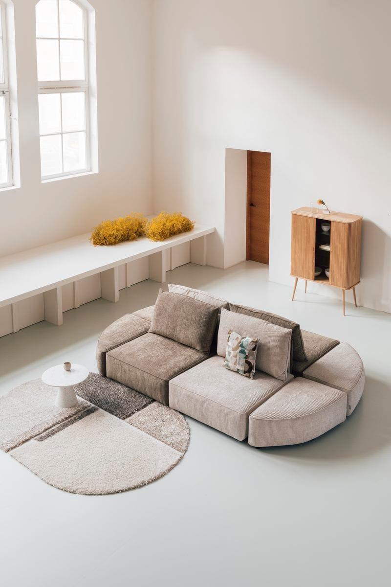 Sofa 3-osobowa HUNTER oliwkowy Zuiver Eye on Design