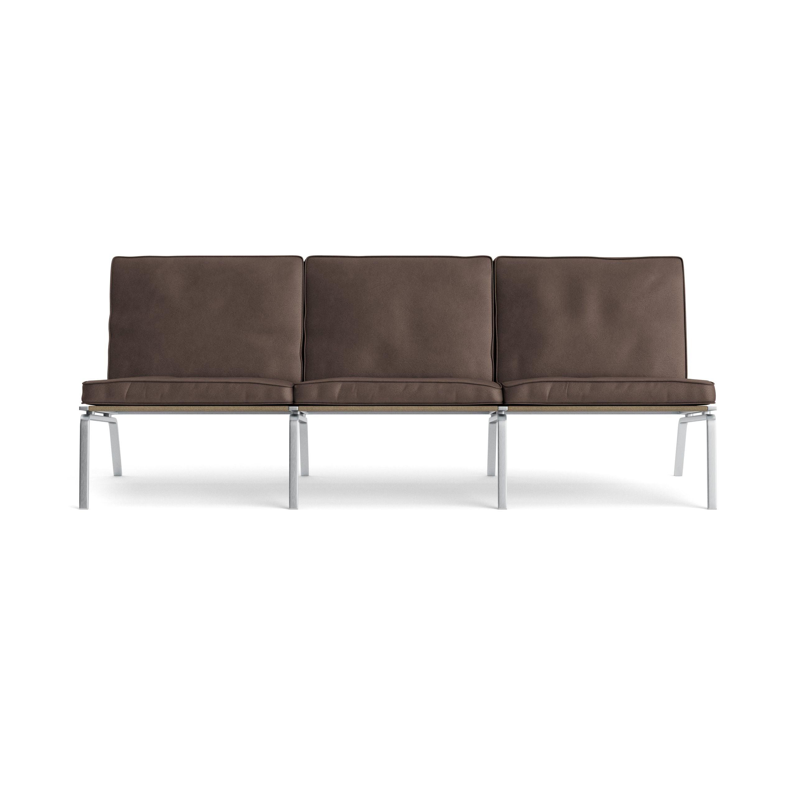 Sofa 3-osobowa MAN ciemnobrązowy NORR11 Eye on Design