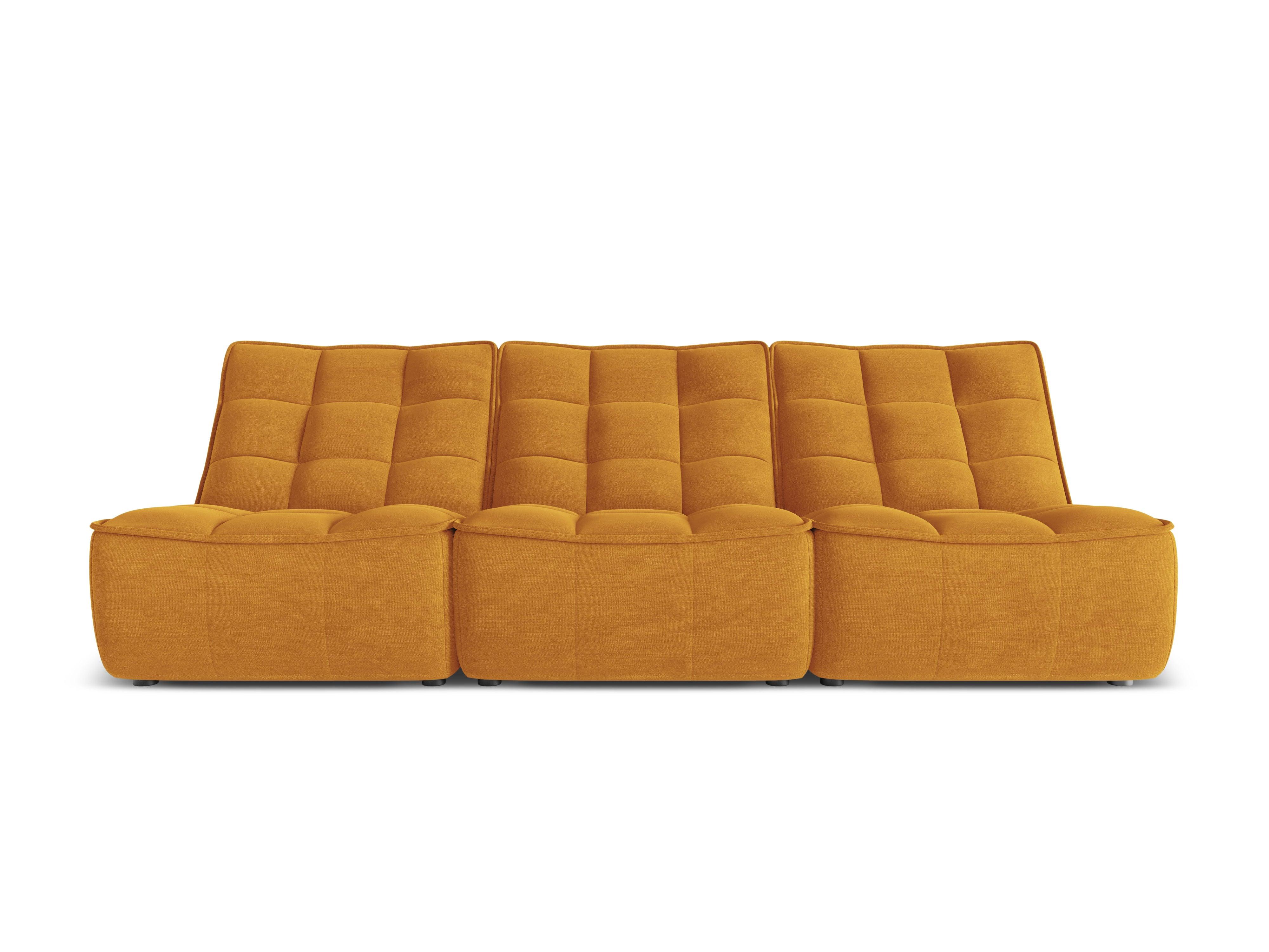 Sofa 3-osobowa MONI musztardowy Maison Heritage Eye on Design