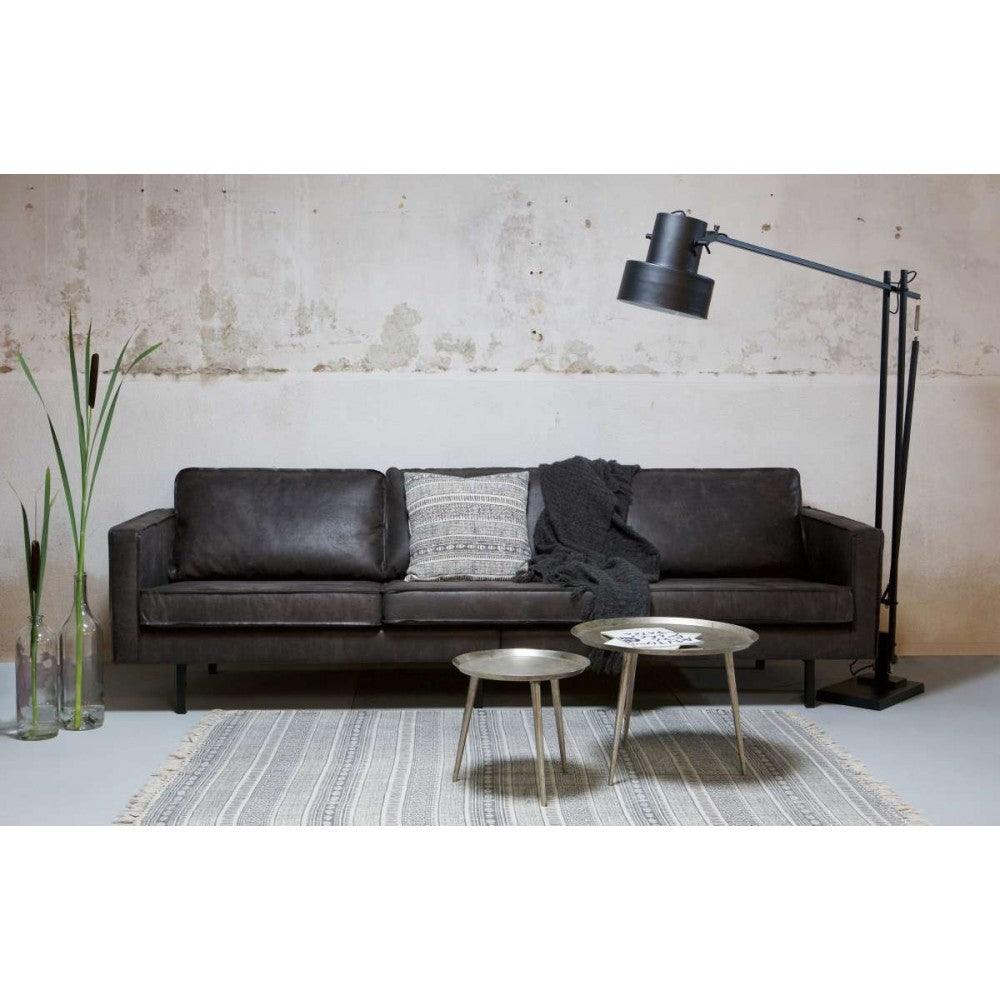 Sofa 3-osobowa skórzana RODEO czarny Be Pure Eye on Design