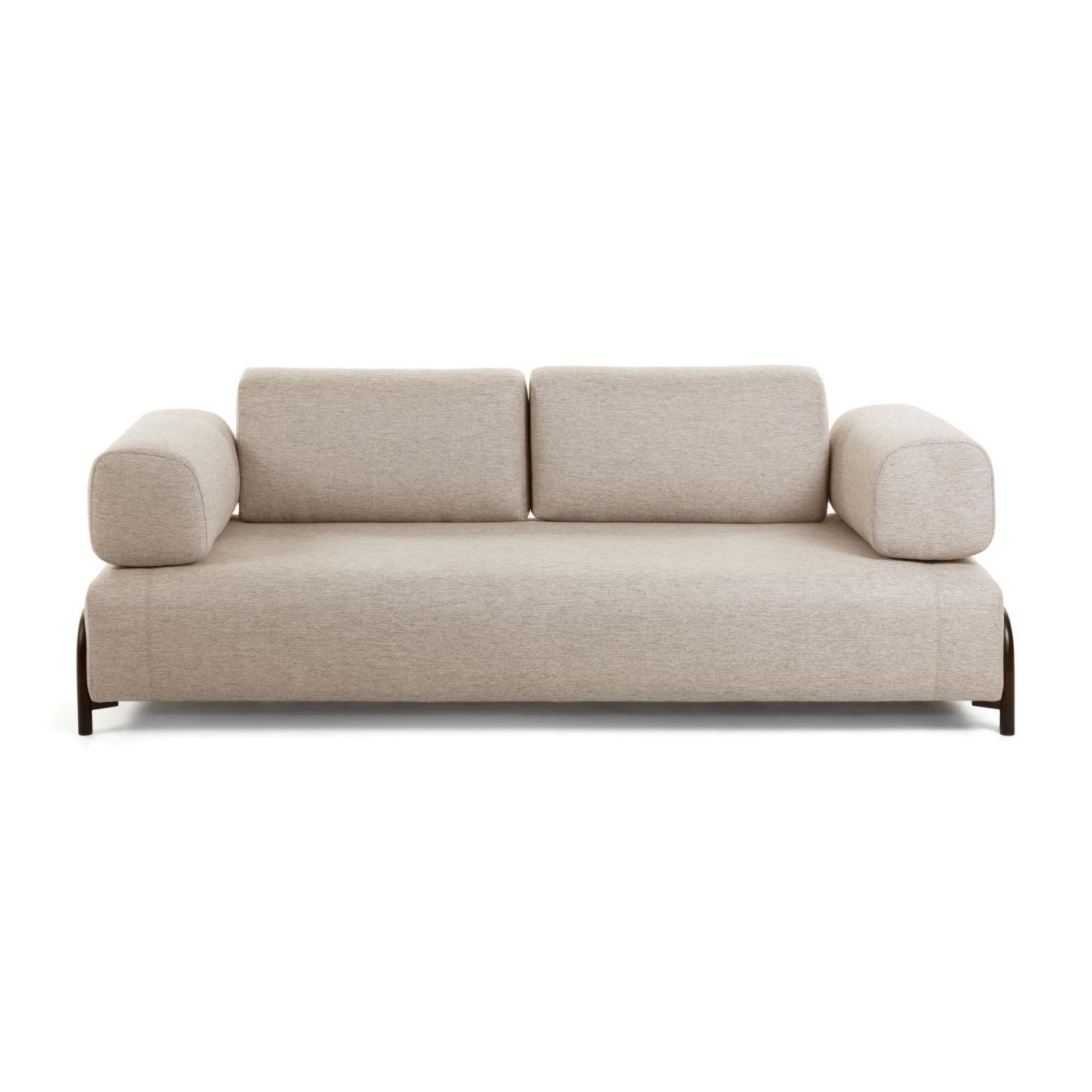 Sofa 3-osobowa z podłokietnikami COMPO beżowy La Forma Eye on Design