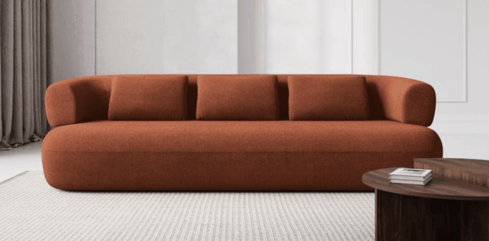 Sofa 4-osobowa ALDRIN biały boucle Windsor & Co Eye on Design