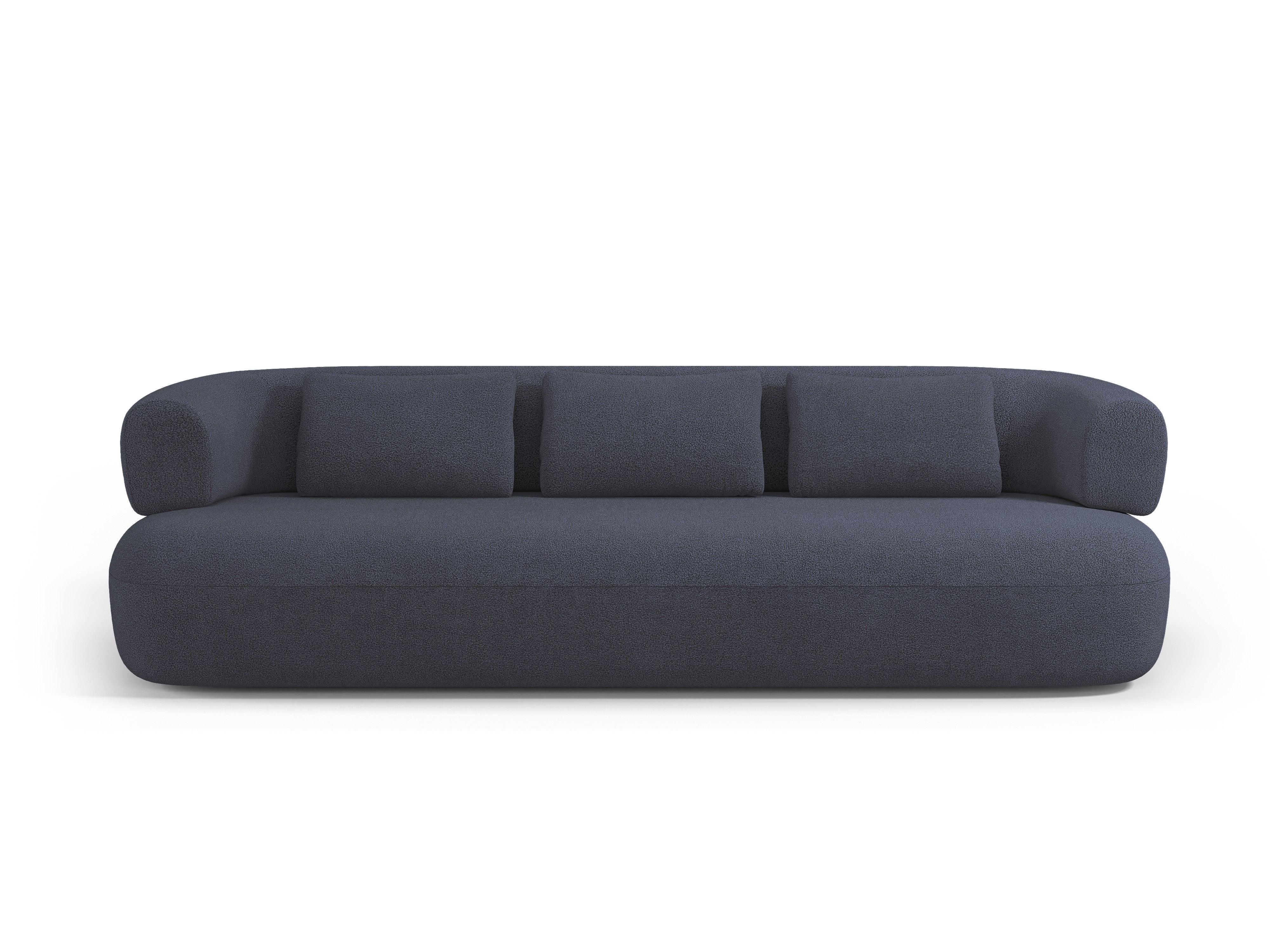 Sofa 4-osobowa ALDRIN granatowy boucle Windsor & Co Eye on Design