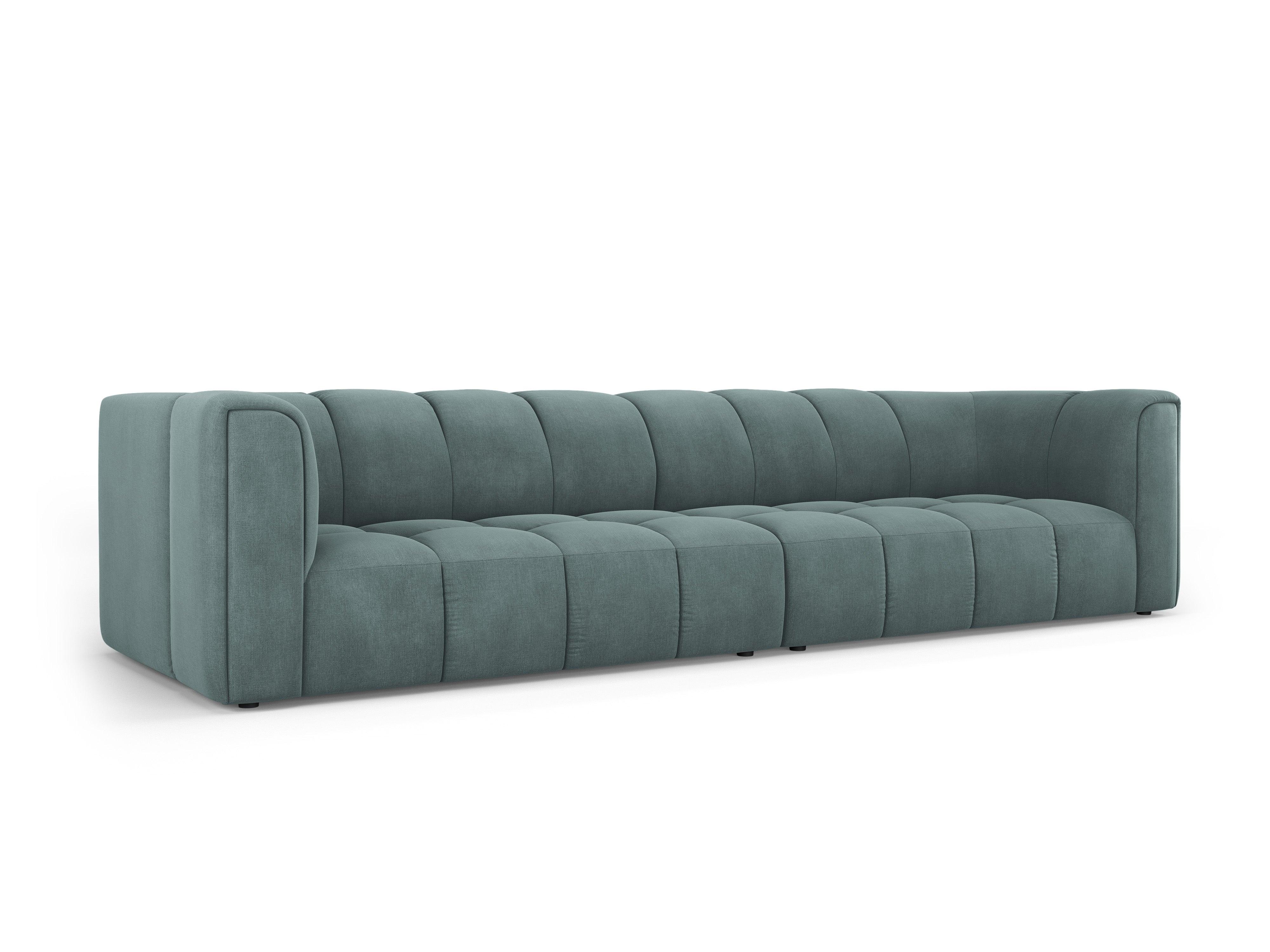 Sofa 4-osobowa FRANCESCA morska zieleń szenil Milo Casa Eye on Design