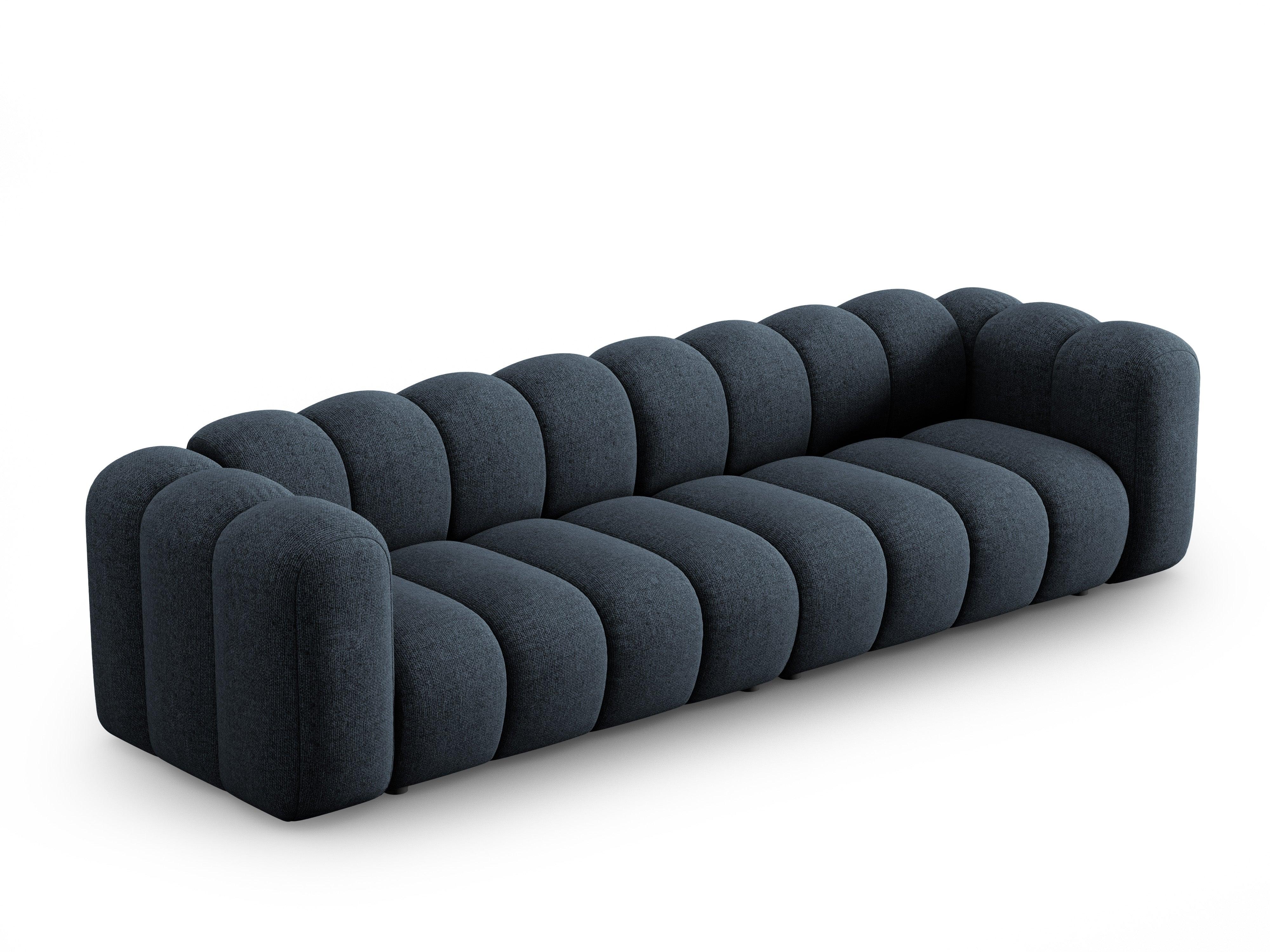Sofa 4-osobowa SKYLER granatowy szenil Interieurs 86 Eye on Design
