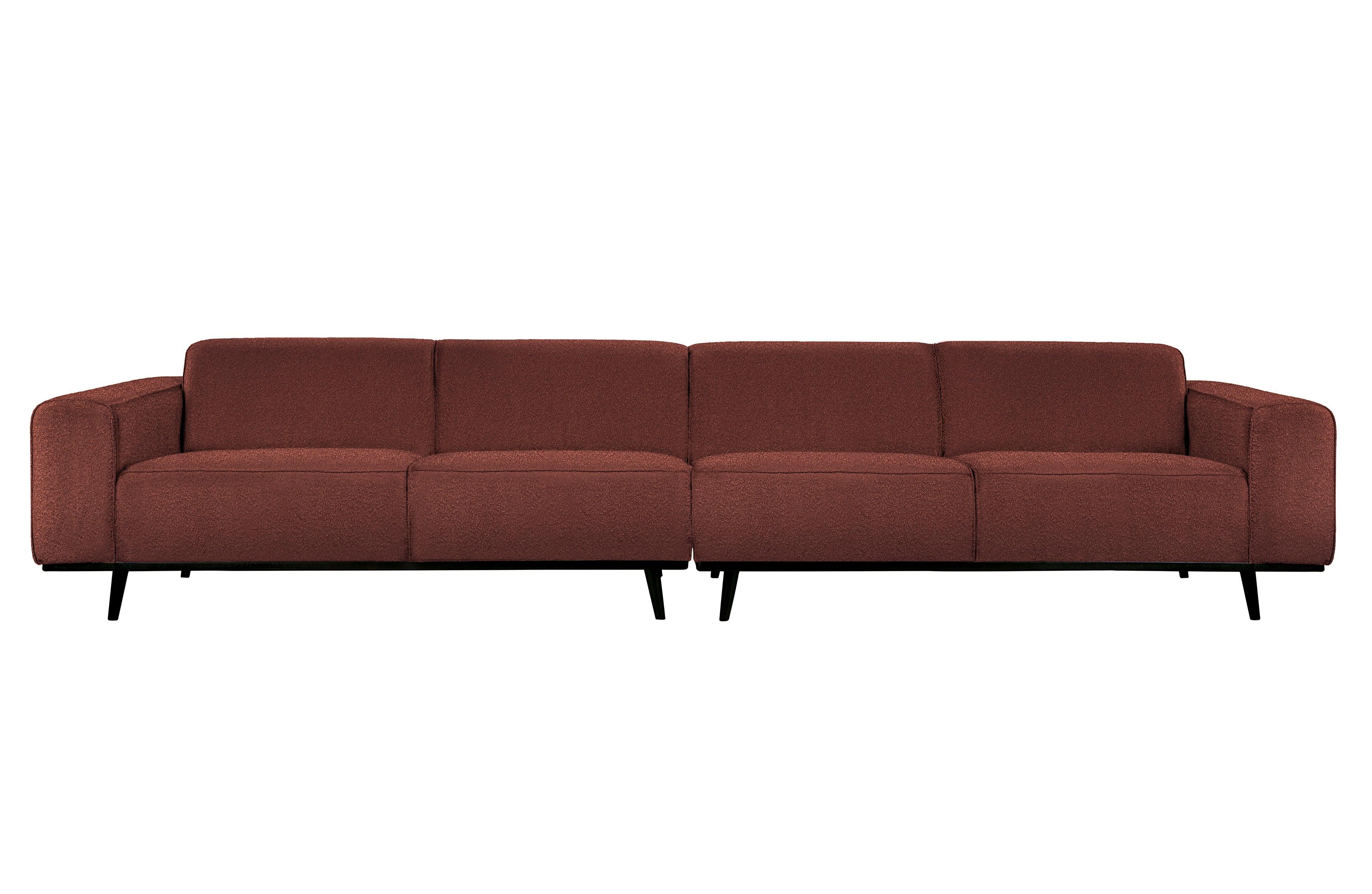Sofa 4-osobowa STATEMENT boucle kasztanowy Be Pure 372 cm Eye on Design