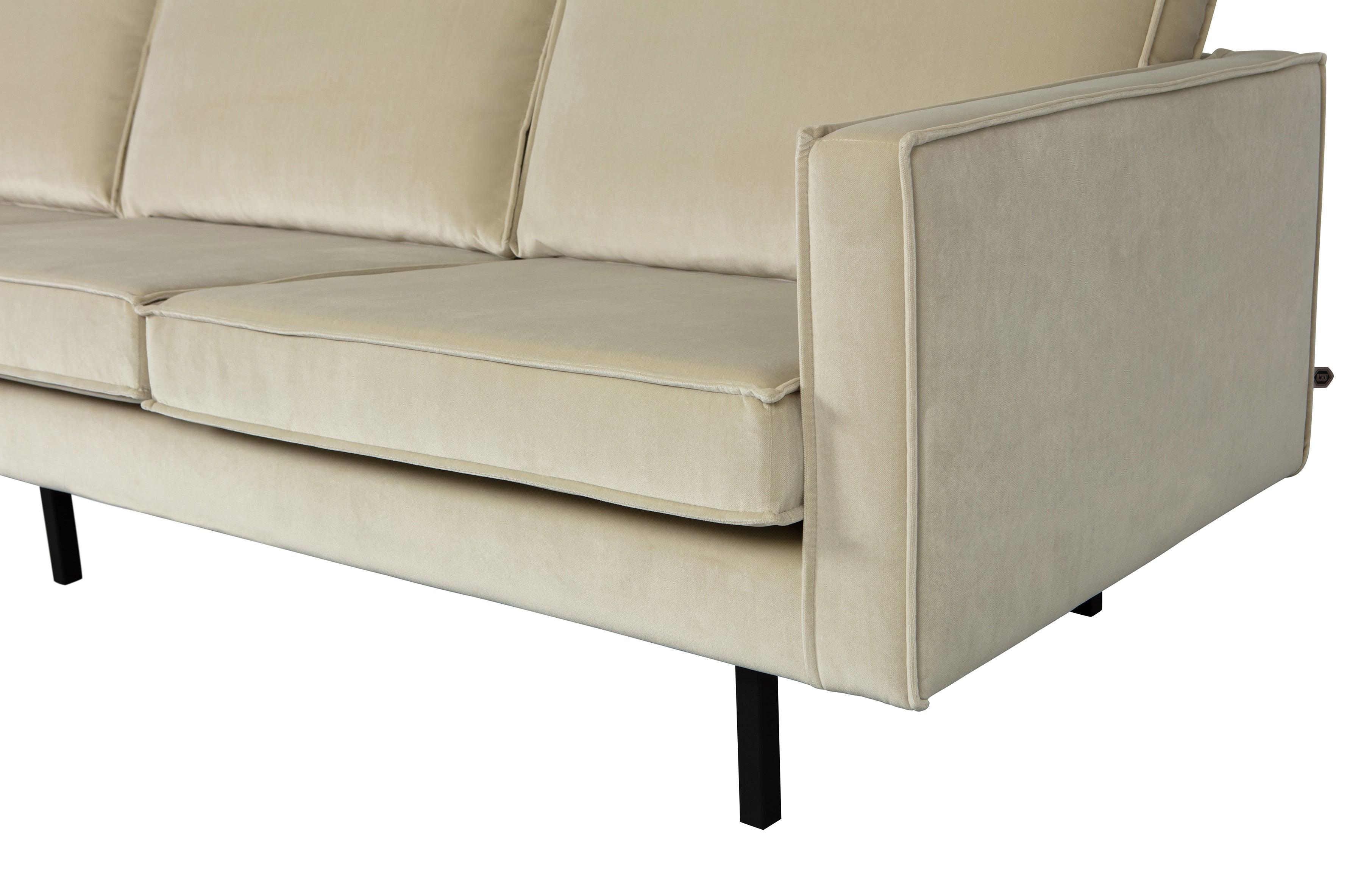 Sofa aksamitna 3-osobowa RODEO pistacjowy Be Pure Eye on Design