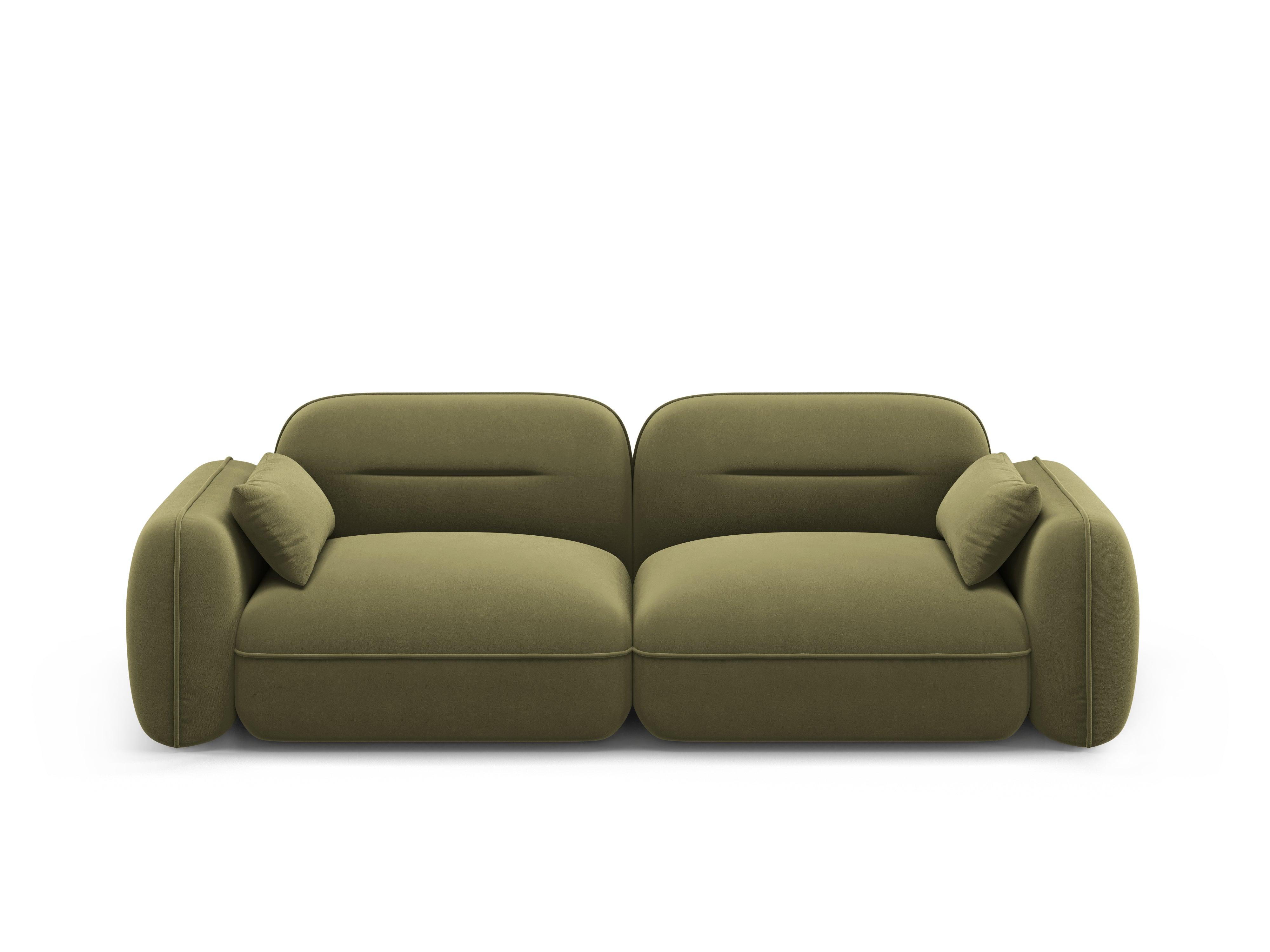 Sofa modułowa aksamitna 3-osobowa SYDNEY jasnozielony Cosmopolitan Design Eye on Design