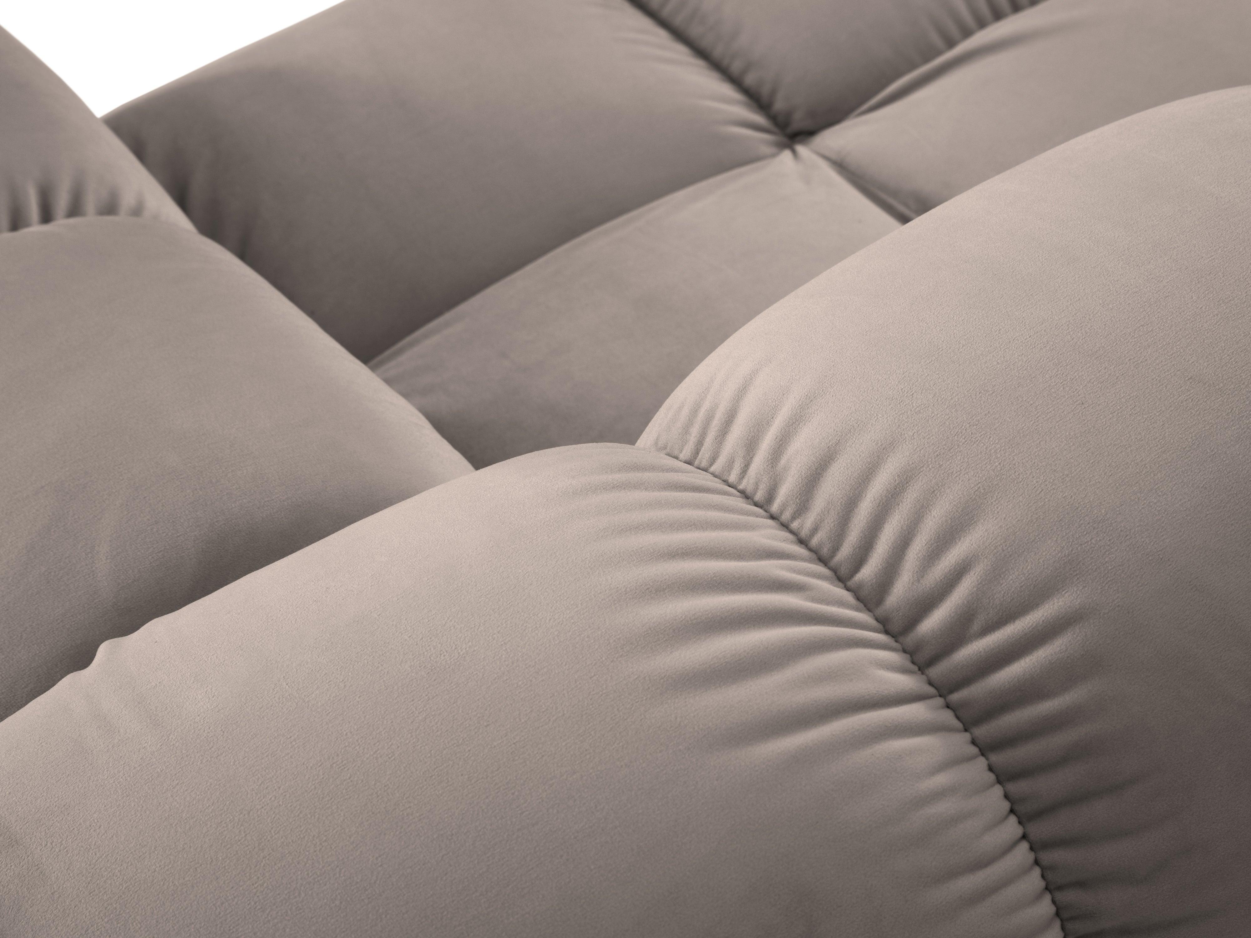 Sofa aksamitna 3-osobowa TROPEA cappuccino Milo Casa Eye on Design