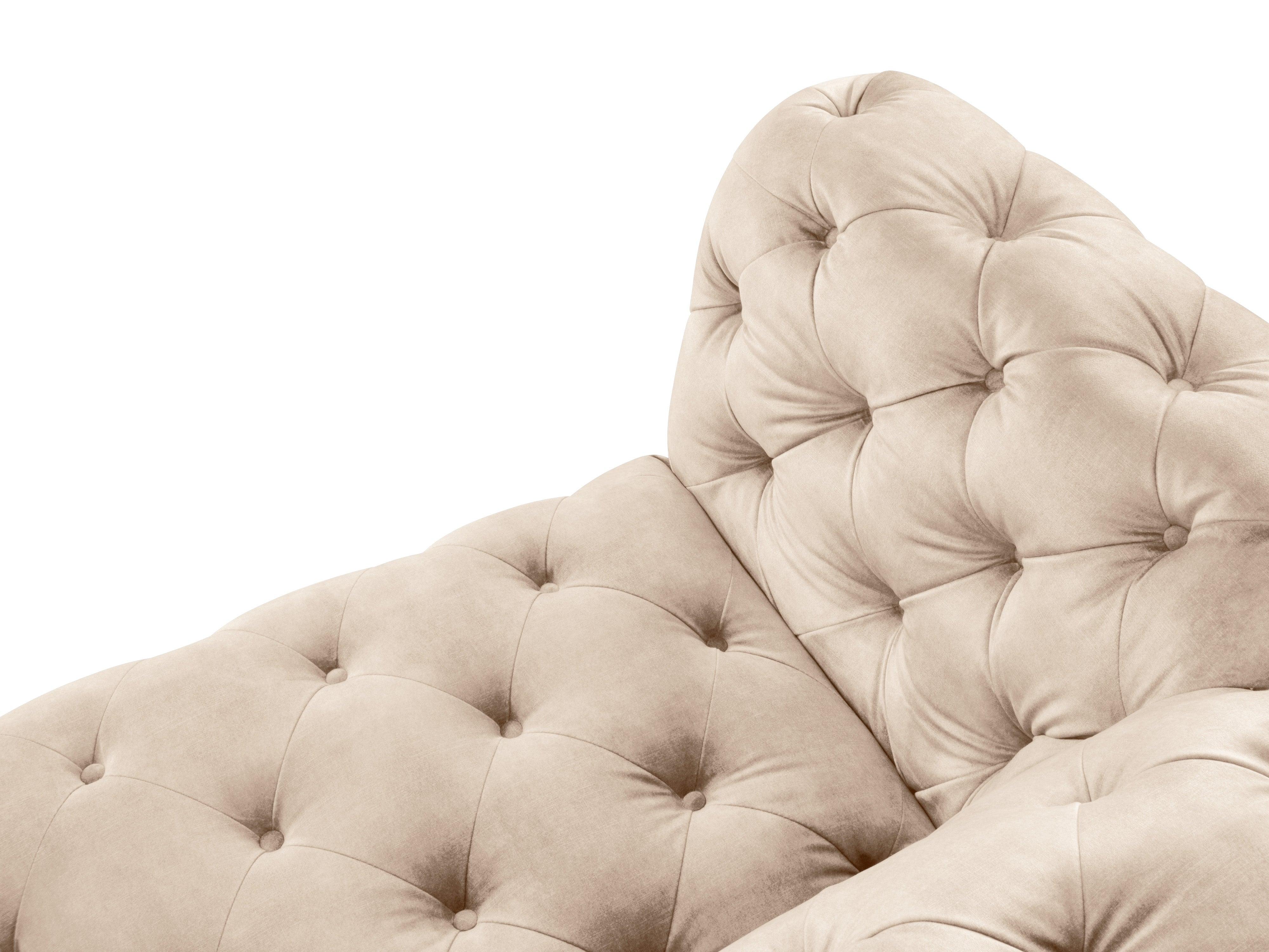 Sofa aksamitna 4-osobowa LOGE beżowy Windsor & Co Eye on Design