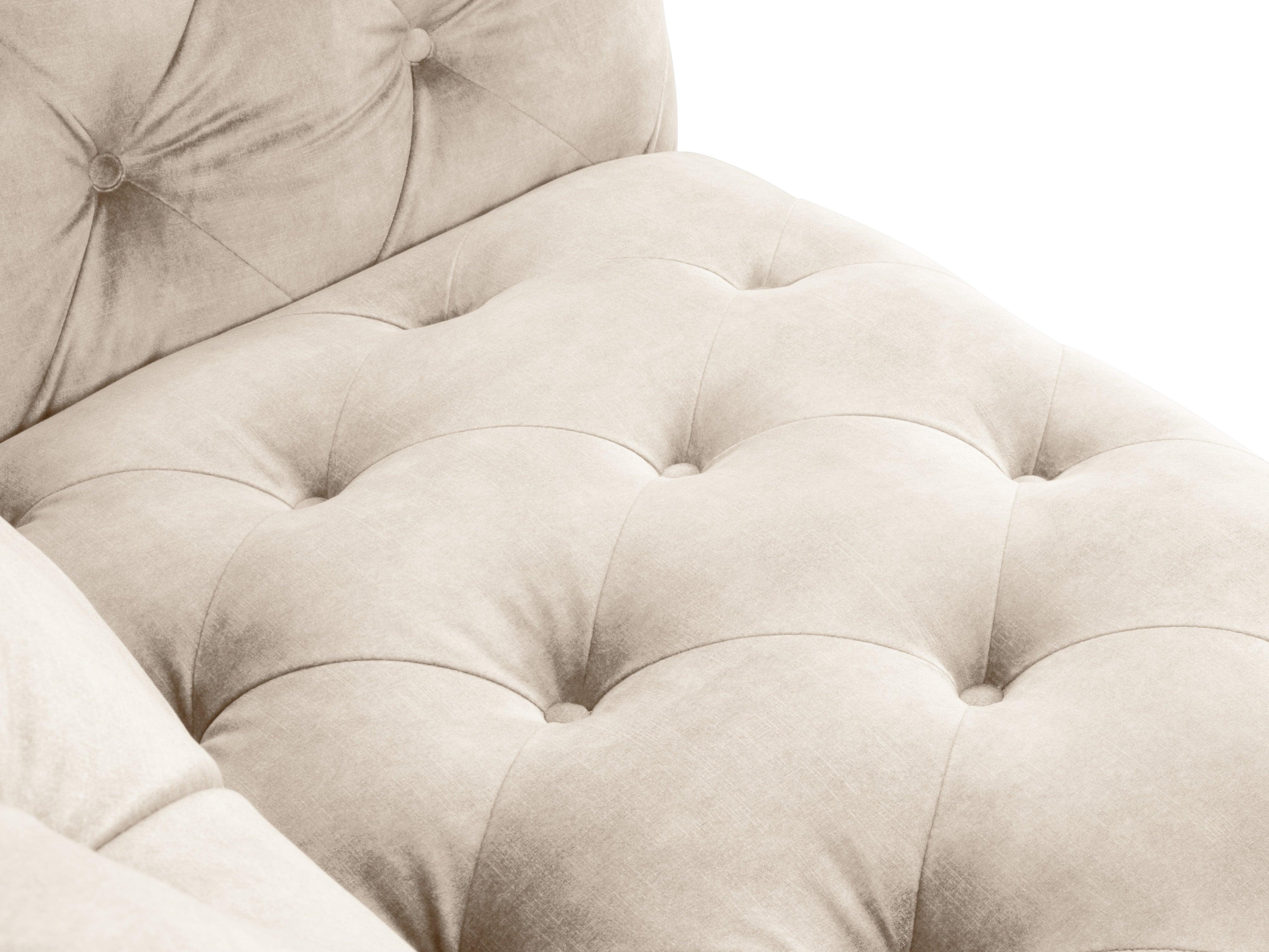 Sofa aksamitna 4-osobowa LOGE jasnobeżowy Windsor & Co Eye on Design