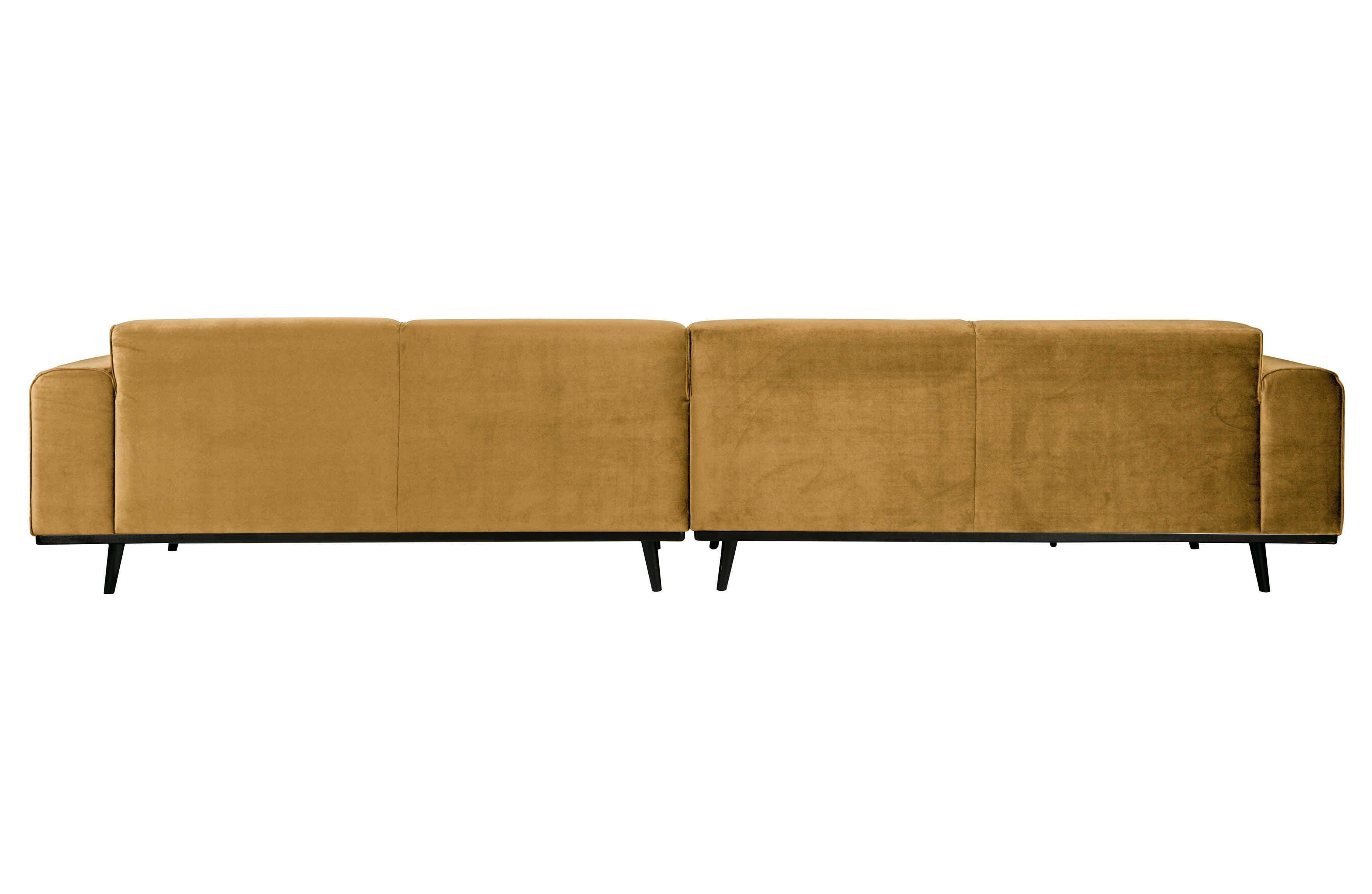 Sofa aksamitna 4-osobowa STATEMENT miodowy Be Pure Eye on Design