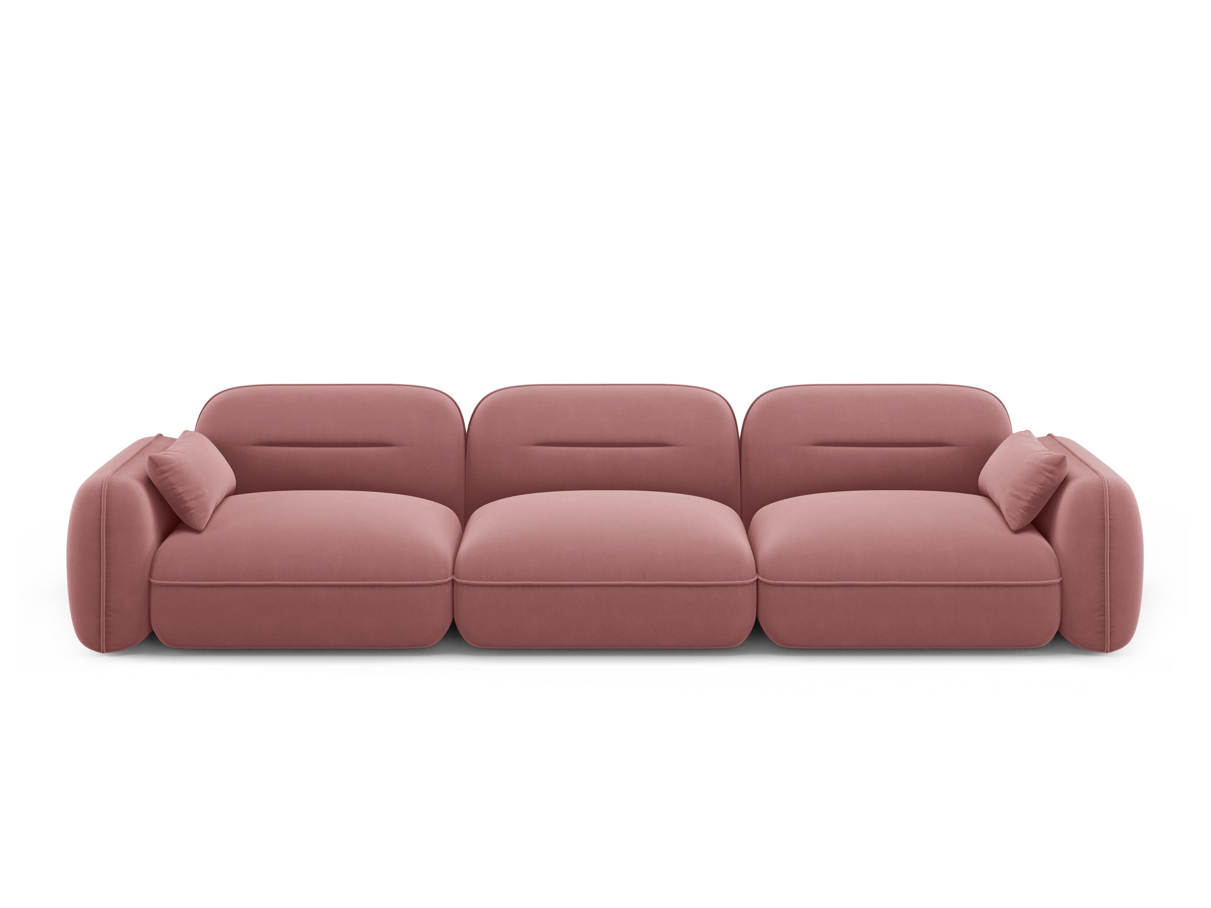 Sofa modułowa aksamitna 4-osobowa SYDNEY łososiowy Cosmopolitan Design Eye on Design