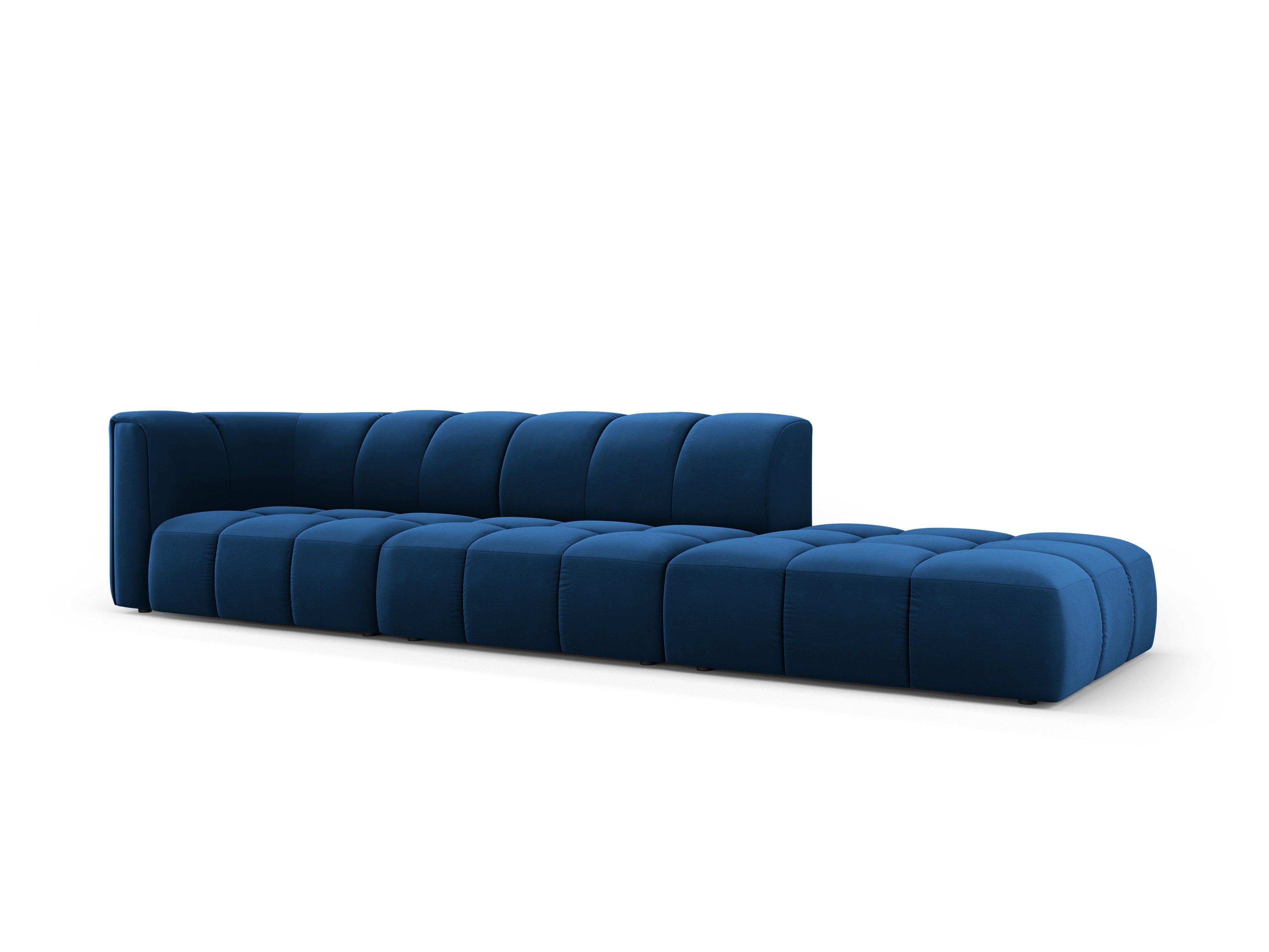 Sofa aksamitna prawostronna FRANCESCA granat królewski Milo Casa Eye on Design