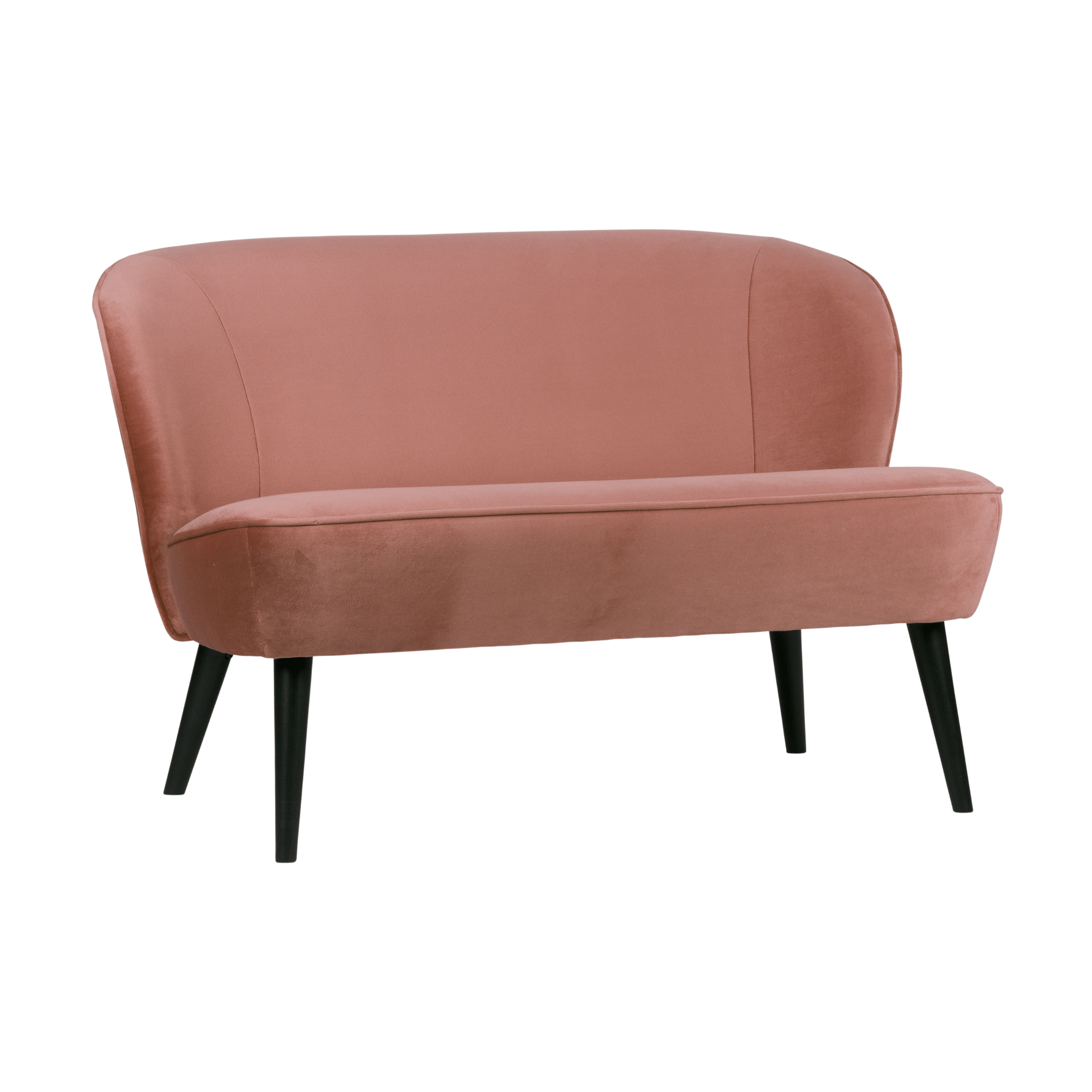 Sofa aksamitna SARA różowy Woood Eye on Design