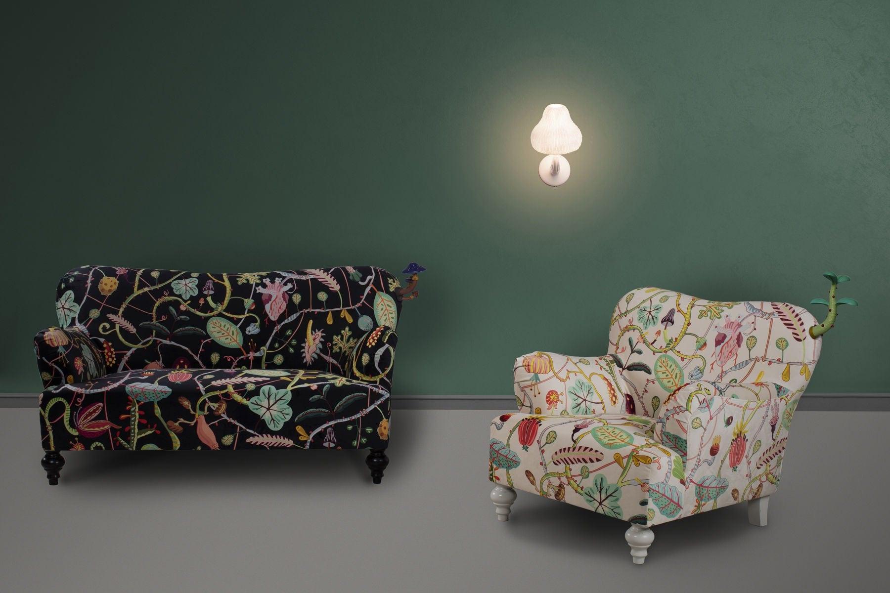 Sofa BOTANICAL DIVA biały Seletti Eye on Design