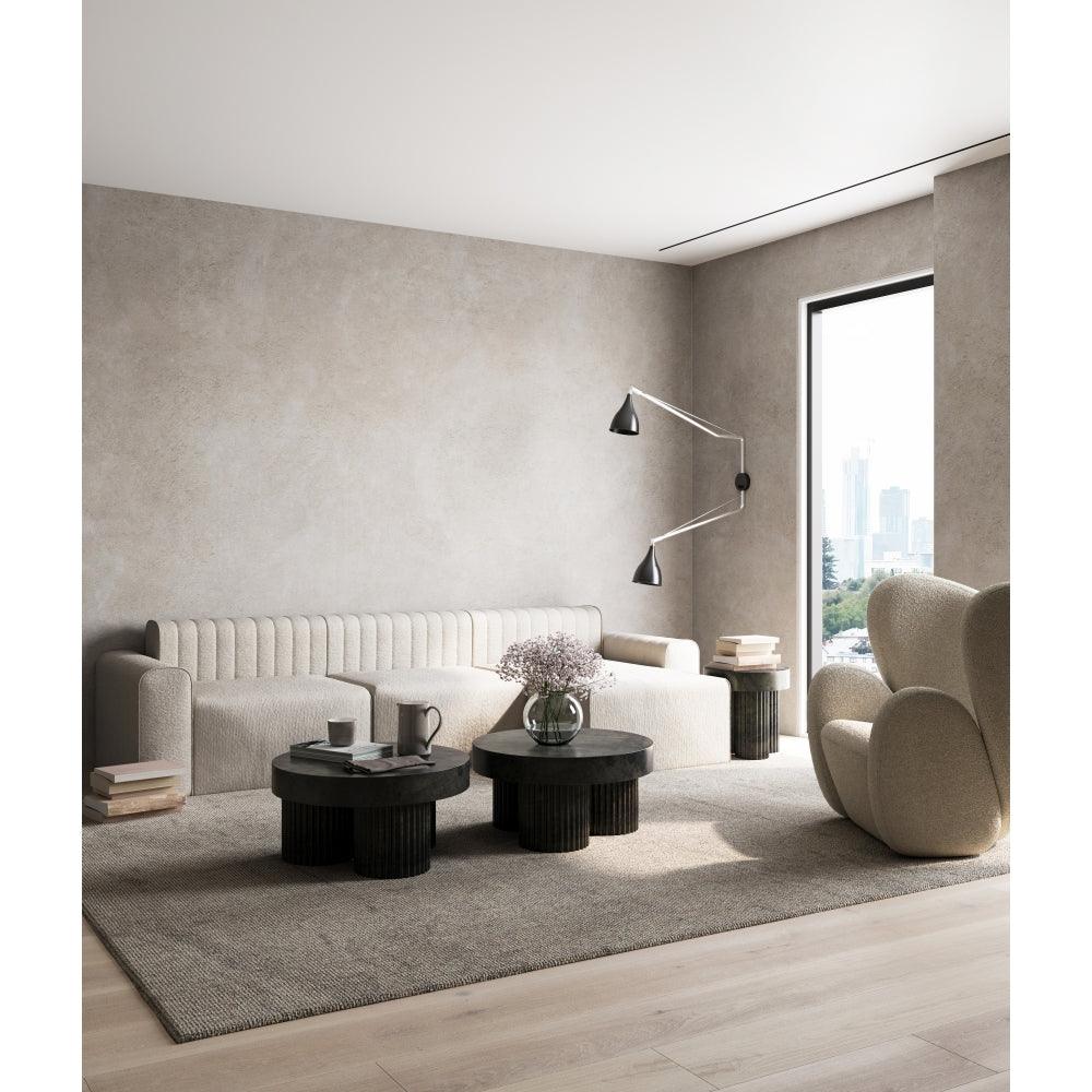Sofa modułowa 3-osobowa RIFF len beżowy NORR11 Eye on Design