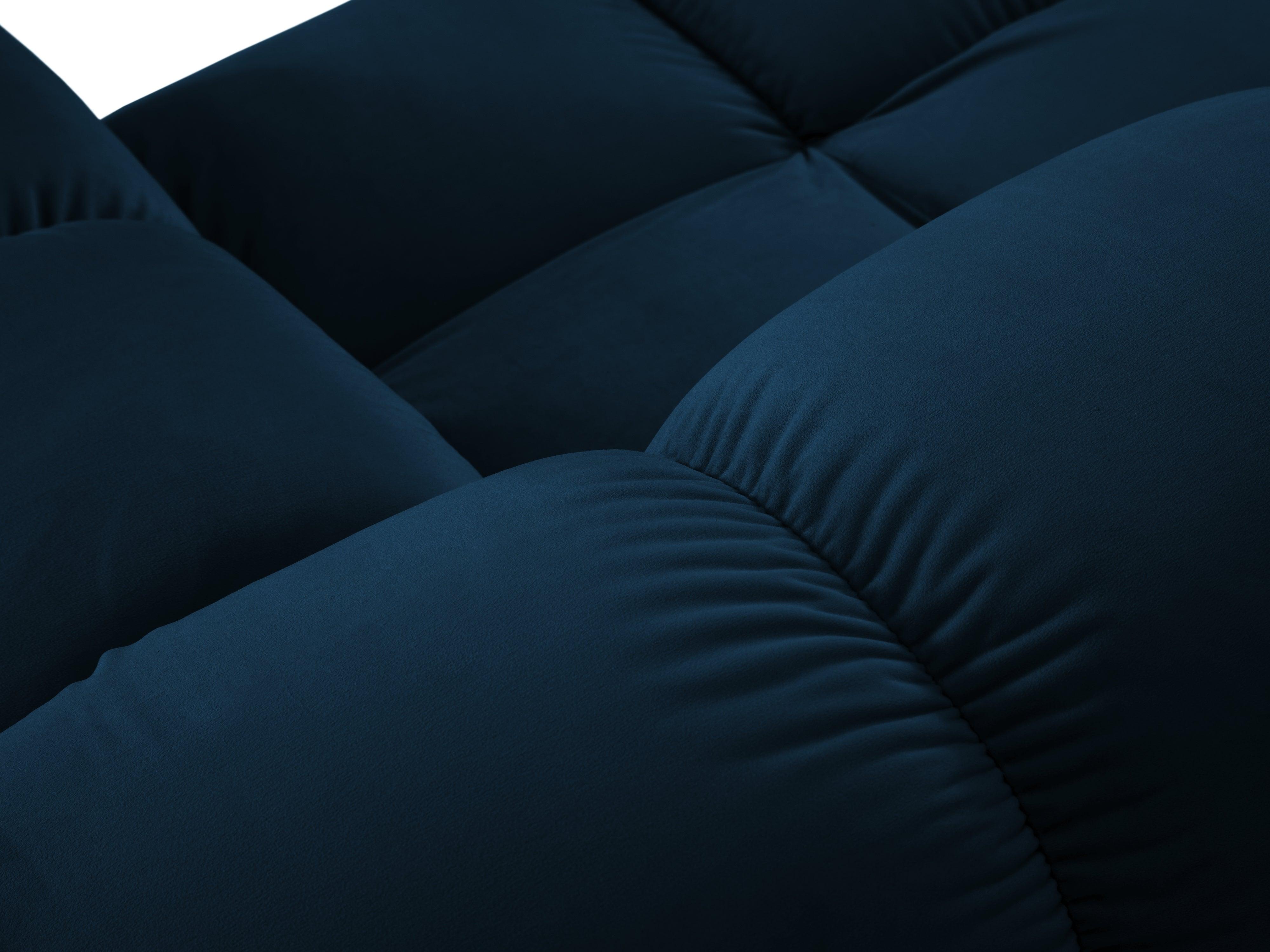 Sofa modułowa aksamitna lewostronna 4-osobowa TROPEA granat królewski Milo Casa Eye on Design