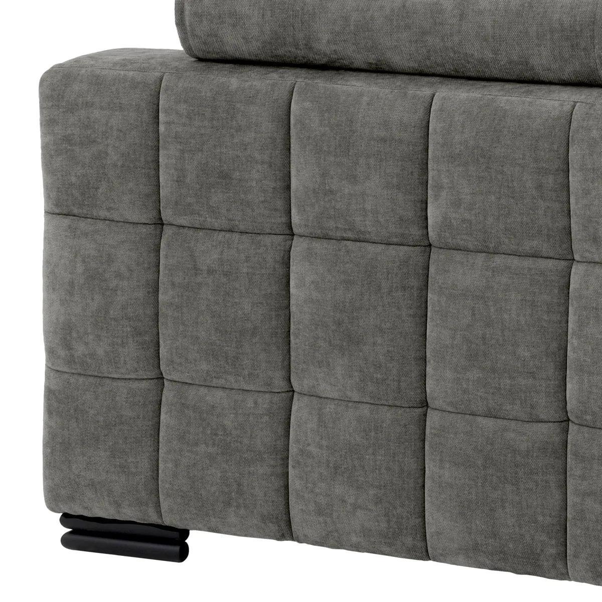 Sofa modułowa CLIFFORD - element narożny szary Eichholtz Eye on Design