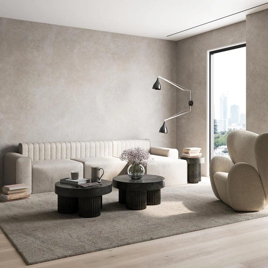 Sofa modułowa lewostronna RIFF ciemnozielony NORR11 Eye on Design