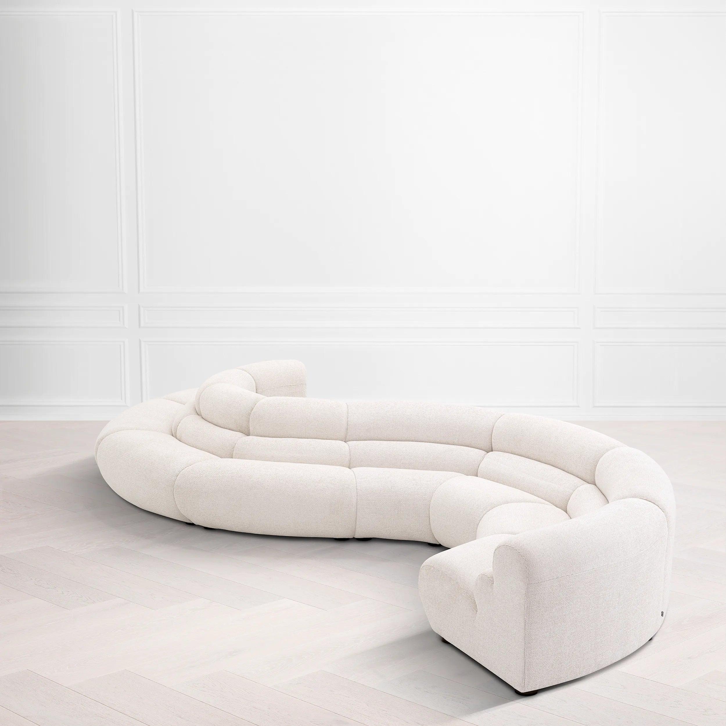 Sofa modułowa LINDAU - narożnik wewnętrzny biały Eichholtz Eye on Design
