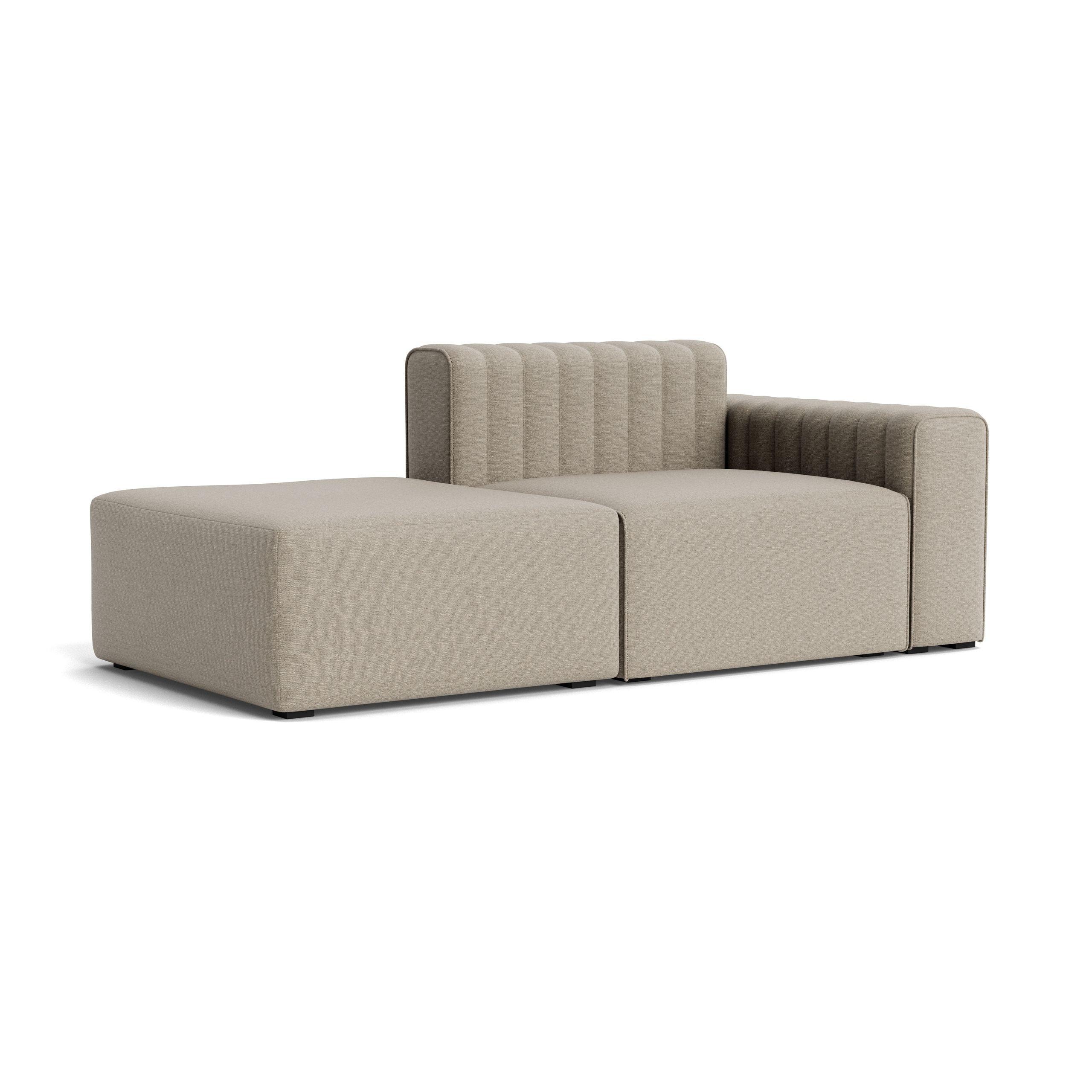 Sofa modułowa prawostronna RIFF len beżowy NORR11 Eye on Design