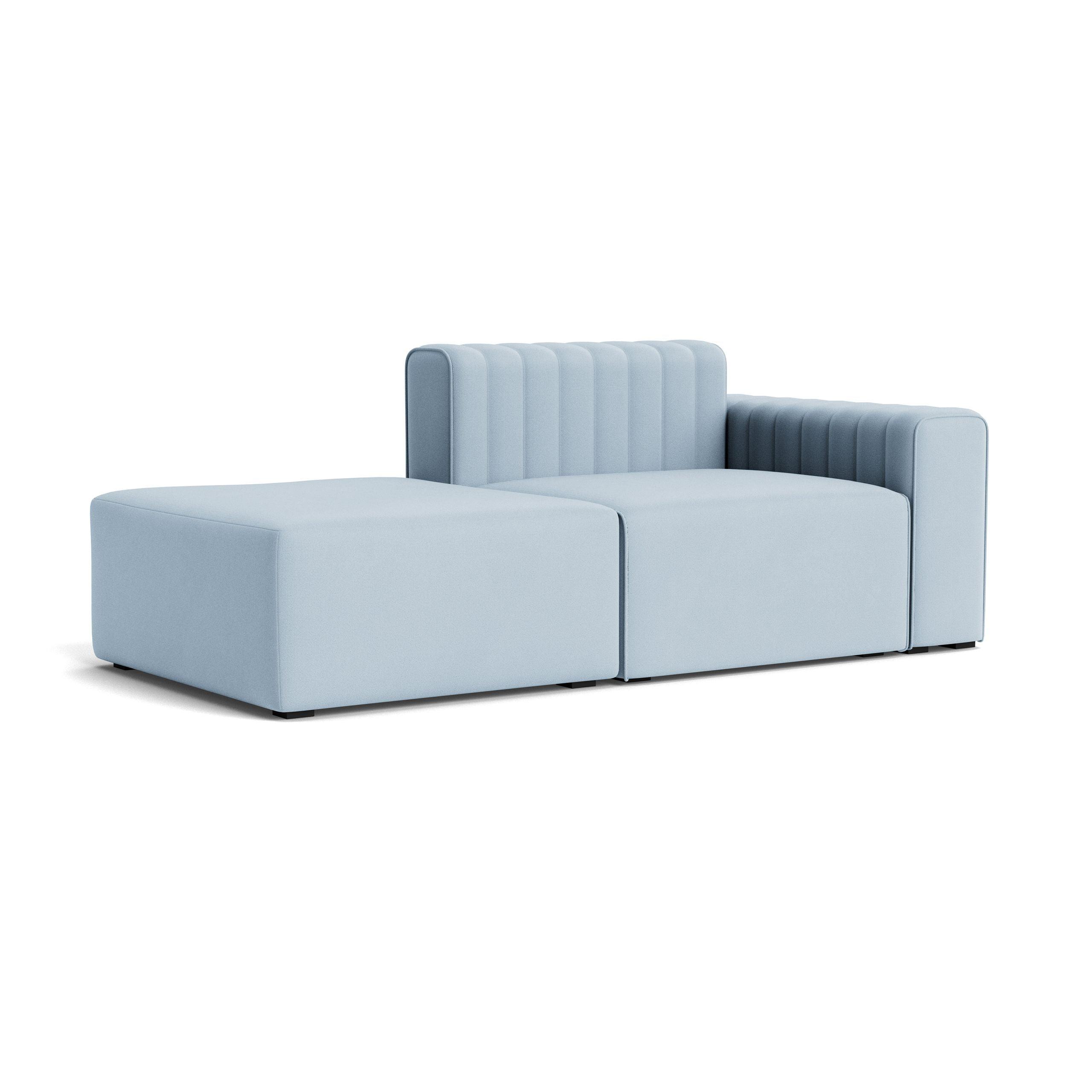 Sofa modułowa prawostronna RIFF niebieski NORR11 Eye on Design