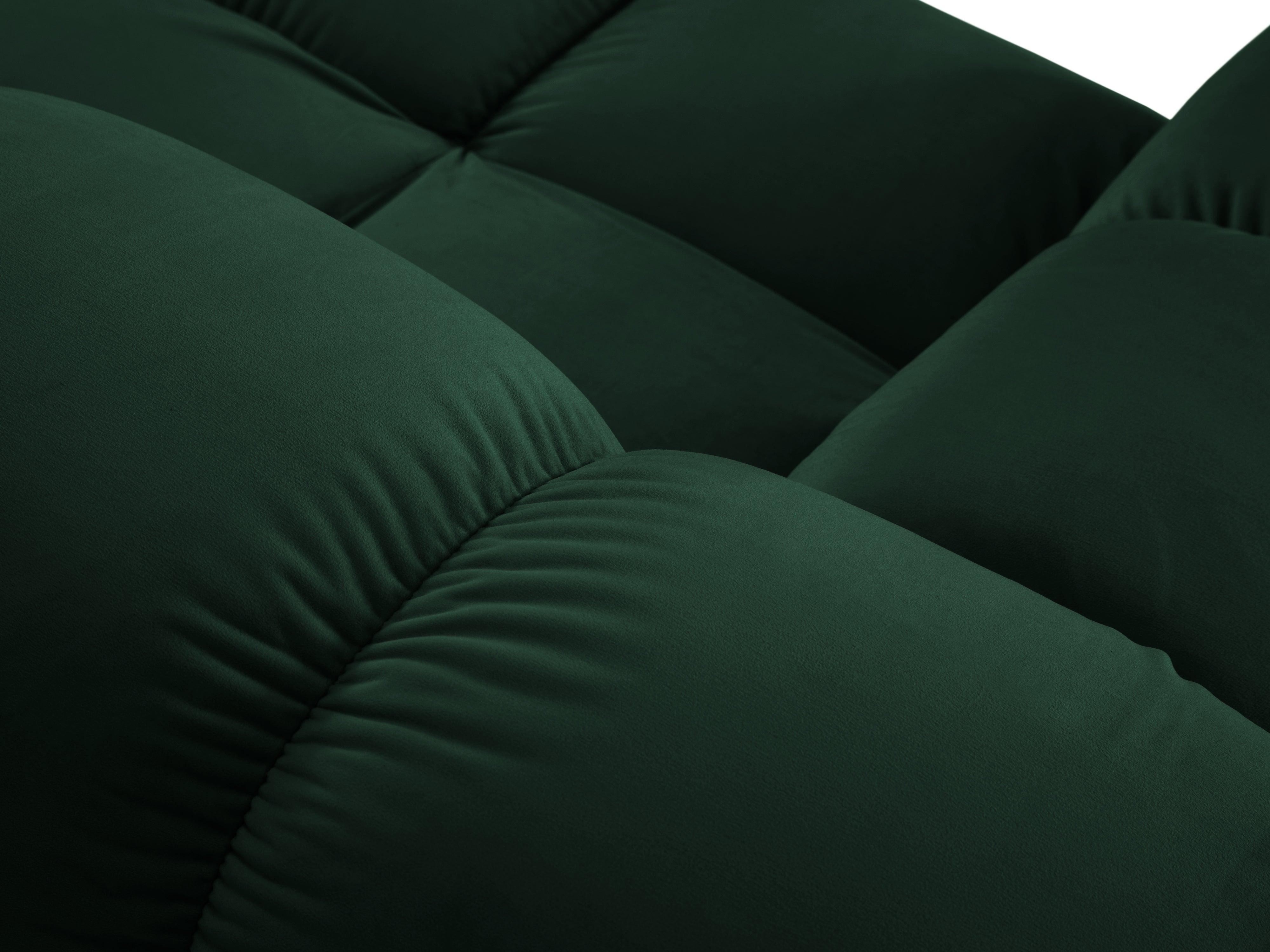Sofa modułowa TROPEA - moduł lewostronny butelkowa zieleń Milo Casa Eye on Design