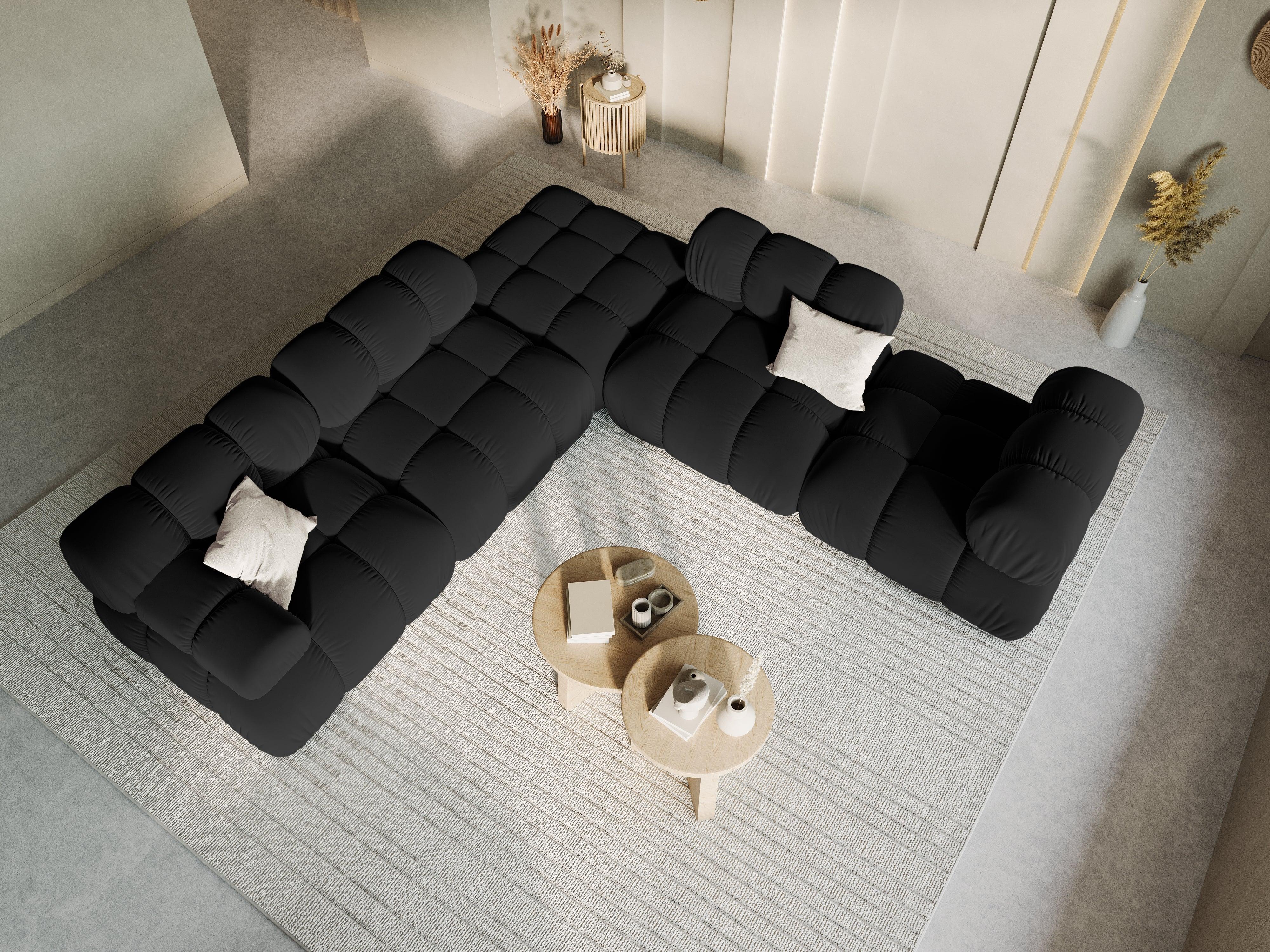 Sofa modułowa TROPEA - moduł lewostronny czarny Milo Casa Eye on Design