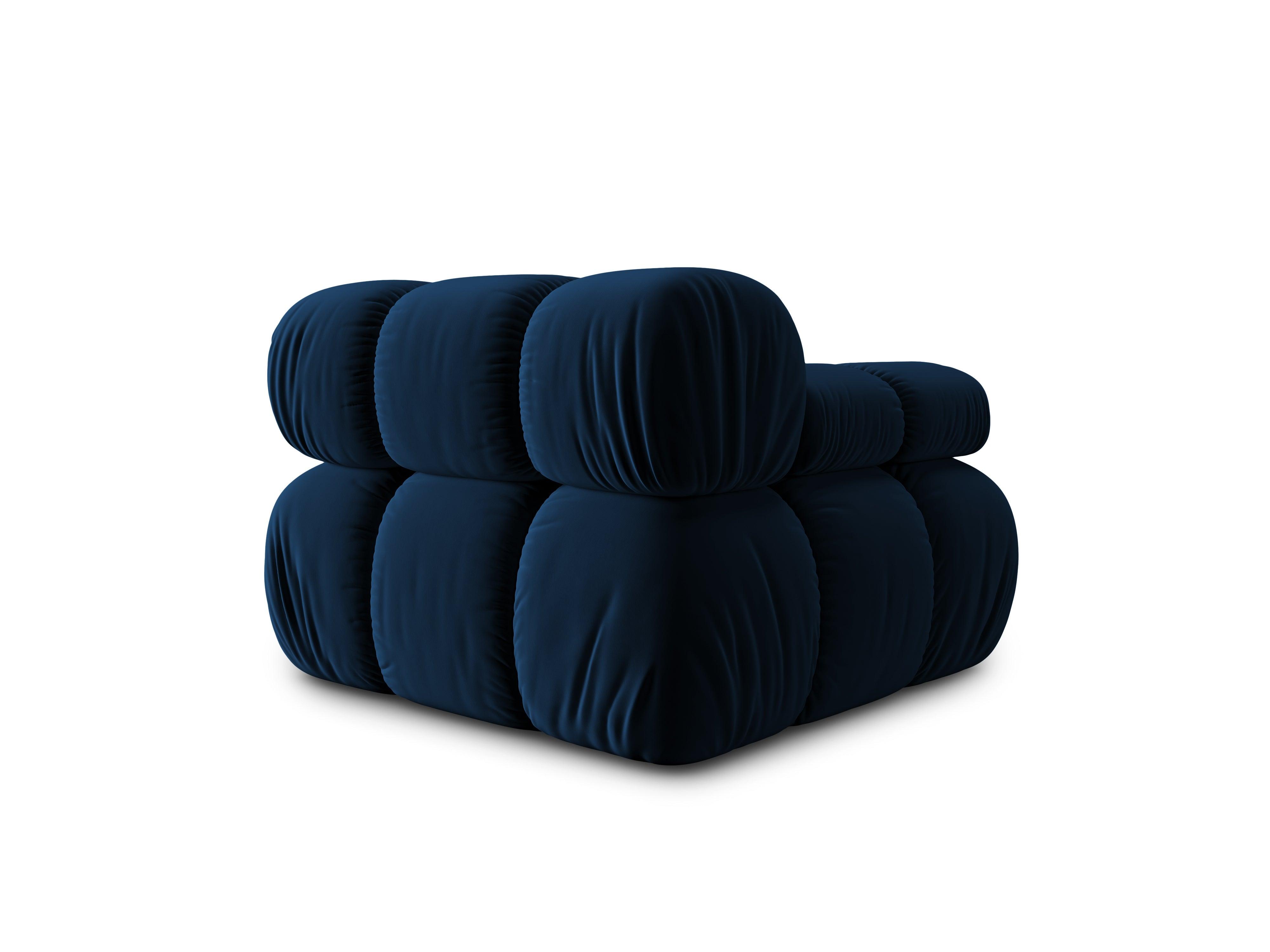 Sofa modułowa TROPEA - moduł lewostronny granat królewski Milo Casa Eye on Design