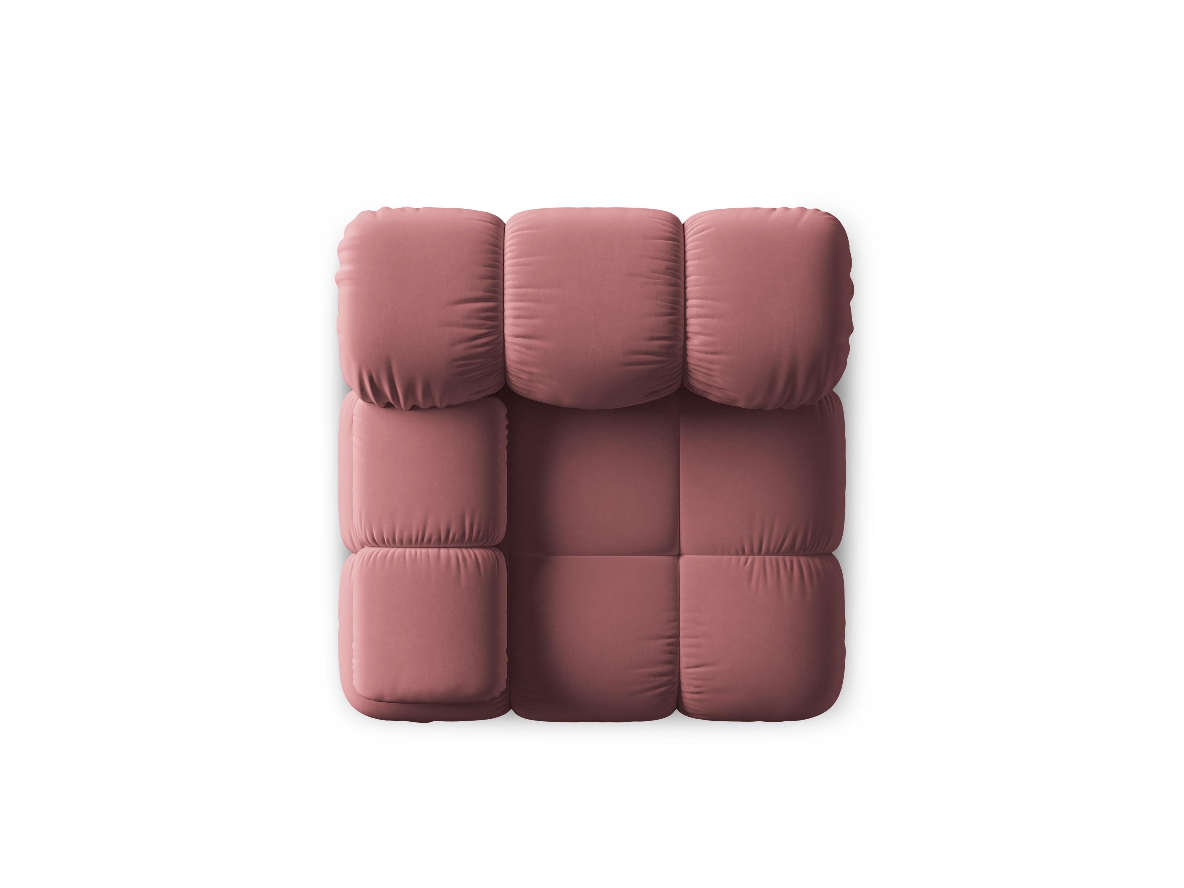Sofa modułowa TROPEA - moduł lewostronny różowy Milo Casa Eye on Design