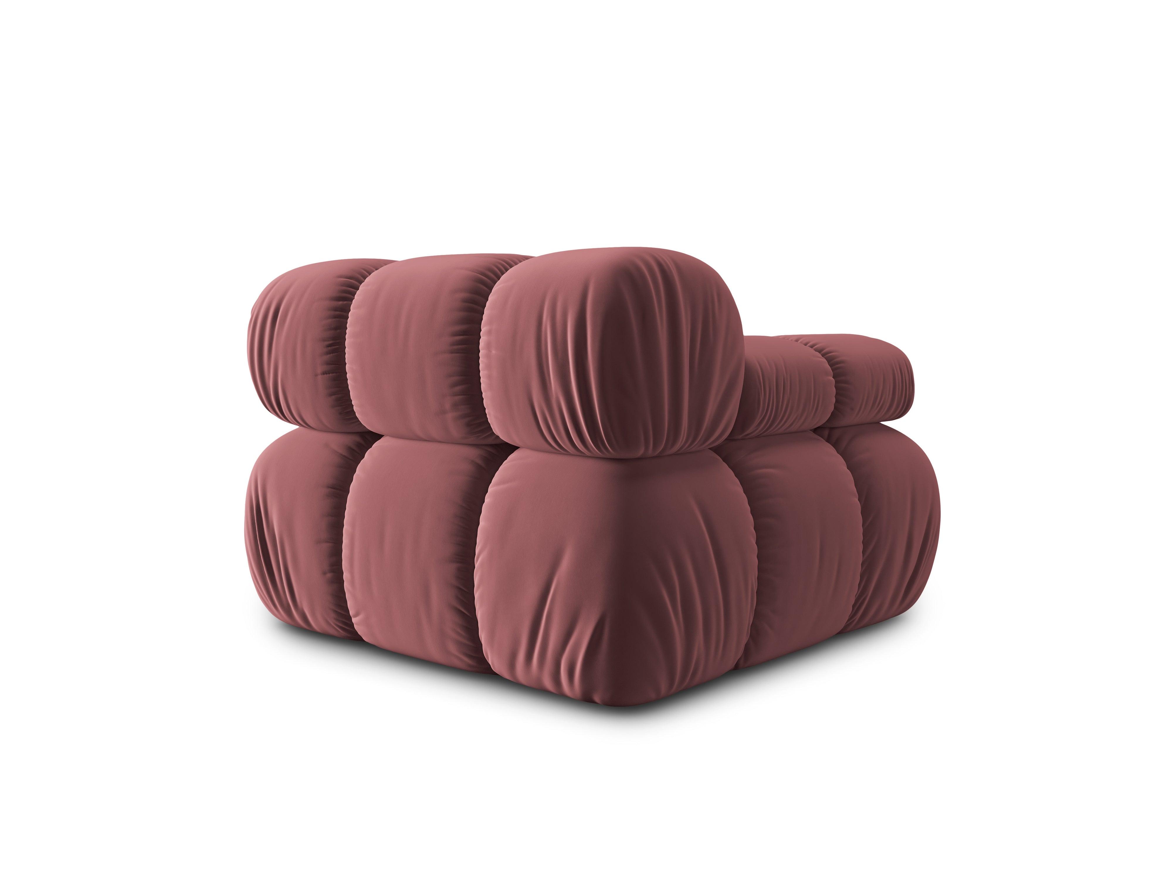 Sofa modułowa TROPEA - moduł lewostronny różowy Milo Casa Eye on Design