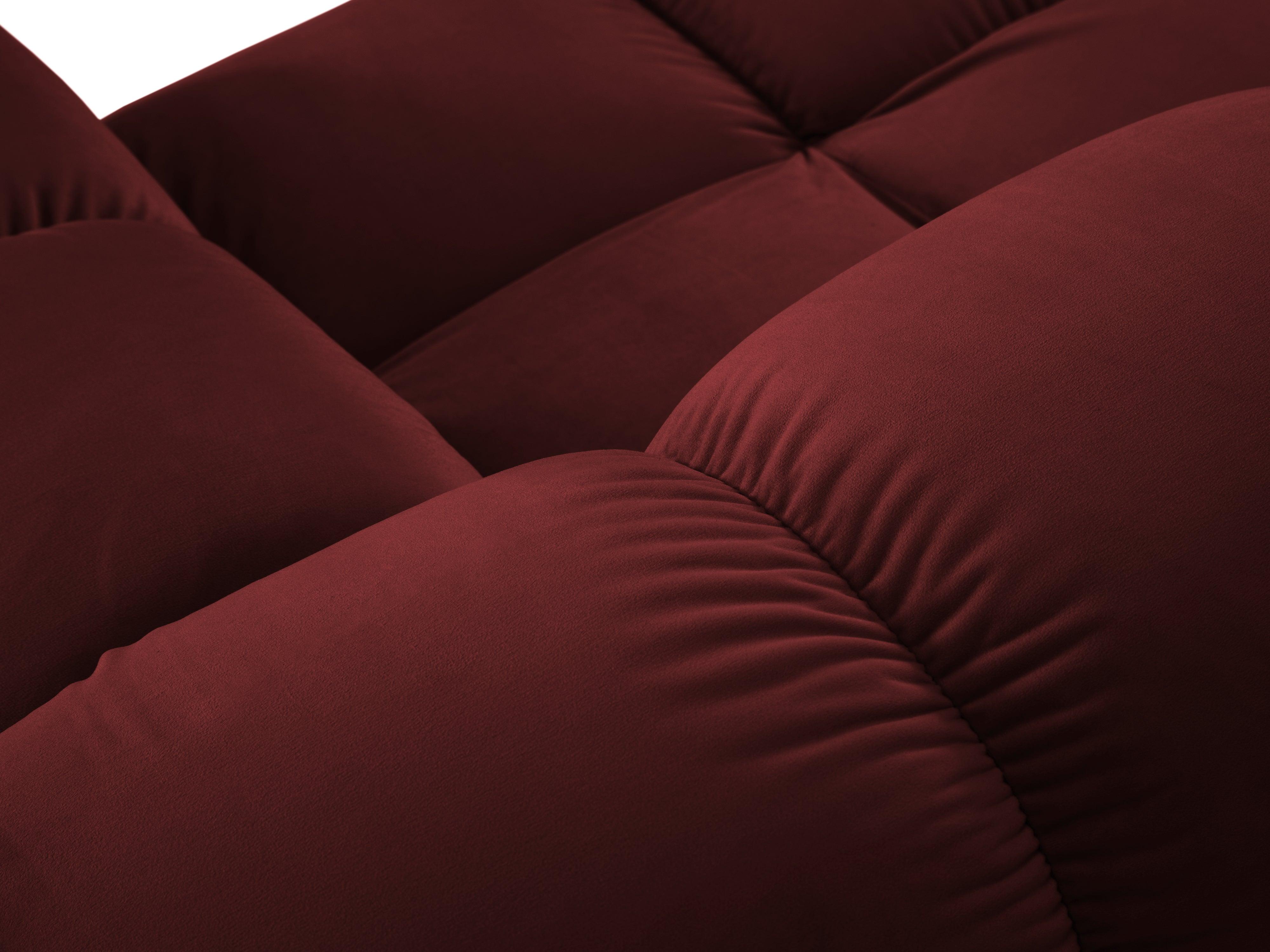 Sofa modułowa TROPEA - moduł prawostronny rubinowy Milo Casa Eye on Design