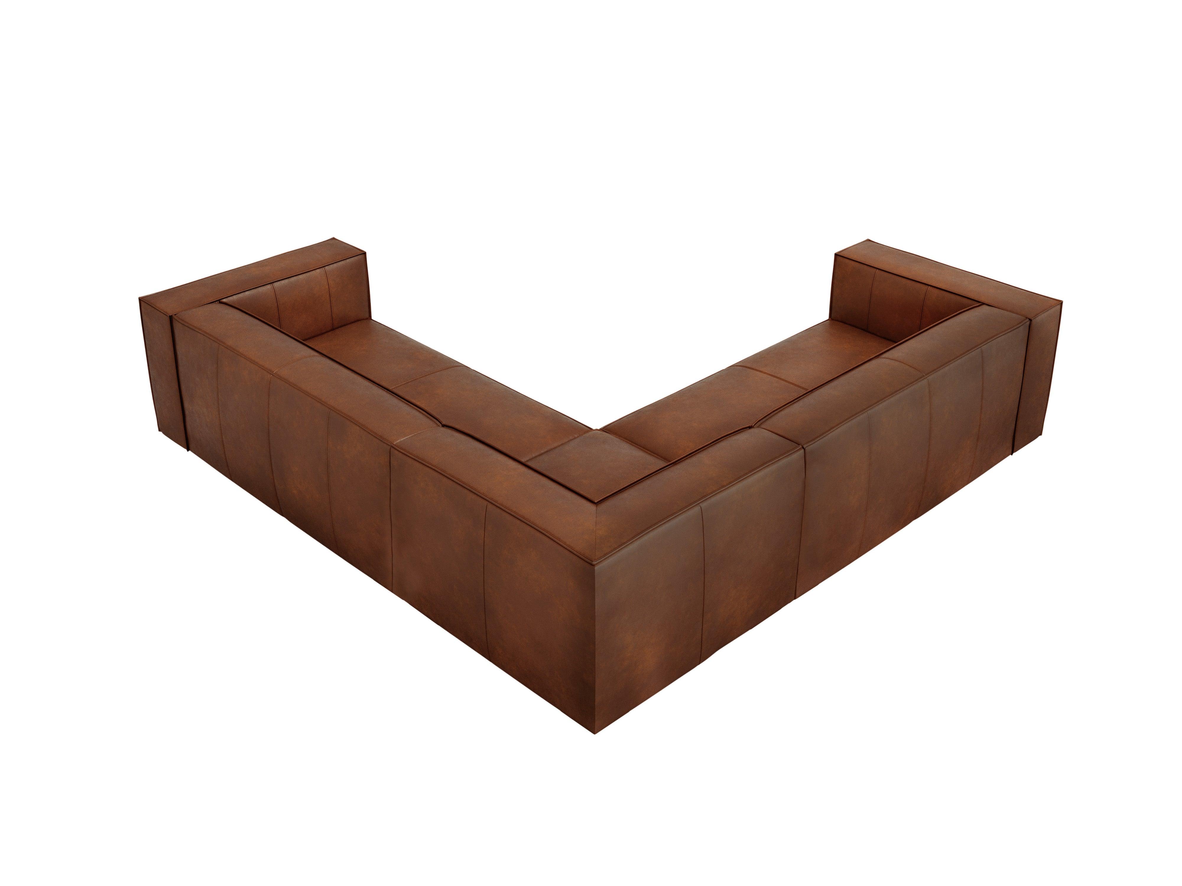 Sofa narożna skórzana MADAME brązowy Windsor & Co Eye on Design