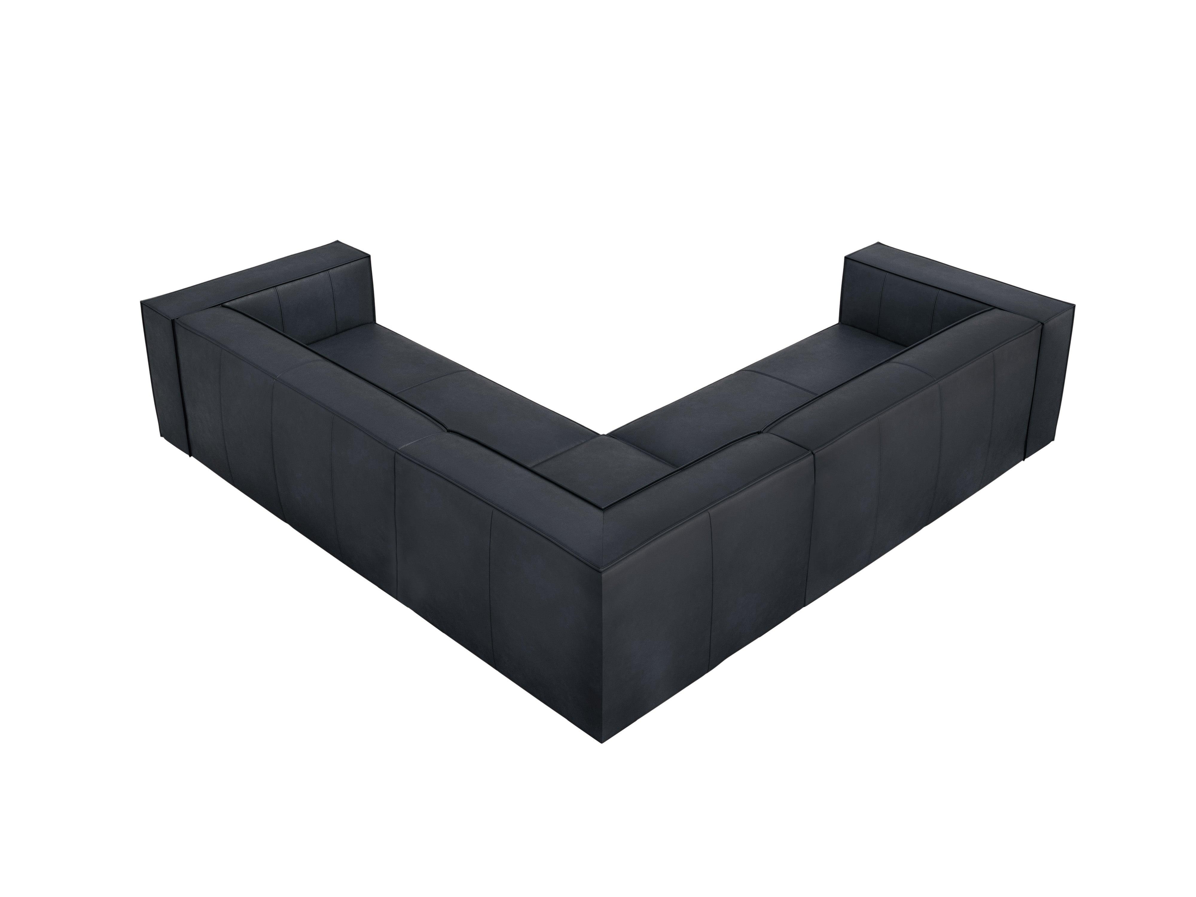 Sofa narożna skórzana MADAME grafitowy Windsor & Co Eye on Design