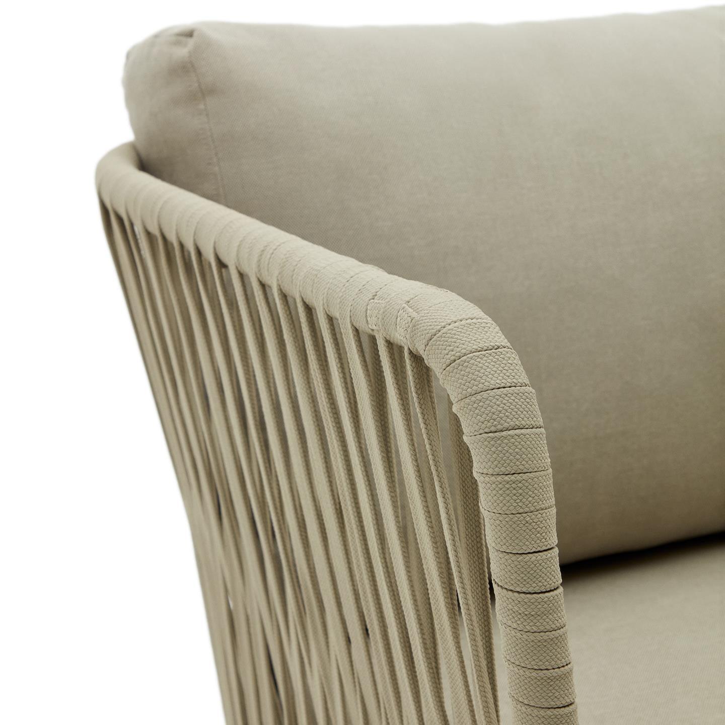 Sofa ogrodowa 3-sobowa SACONCA oliwkowy La Forma Eye on Design