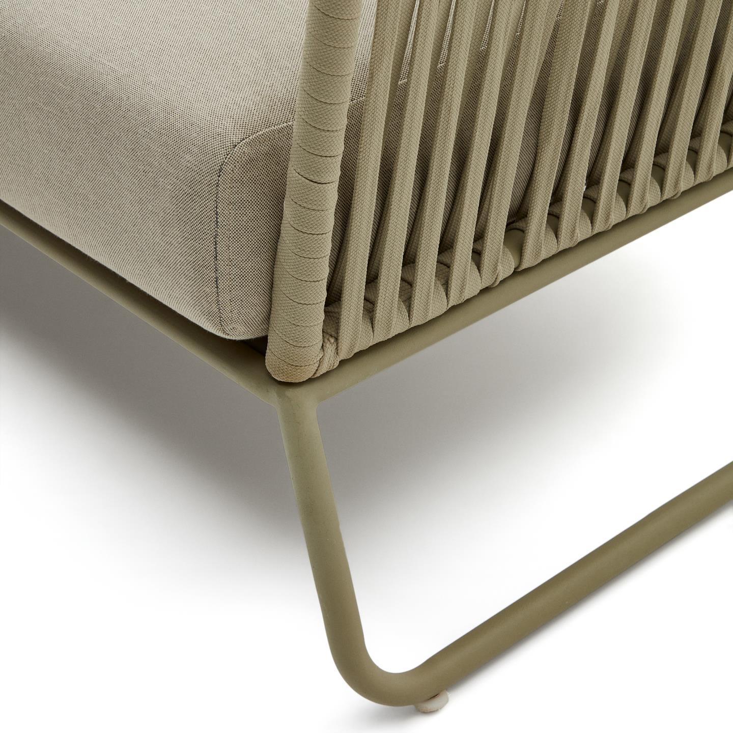 Sofa ogrodowa 3-sobowa SACONCA oliwkowy La Forma Eye on Design