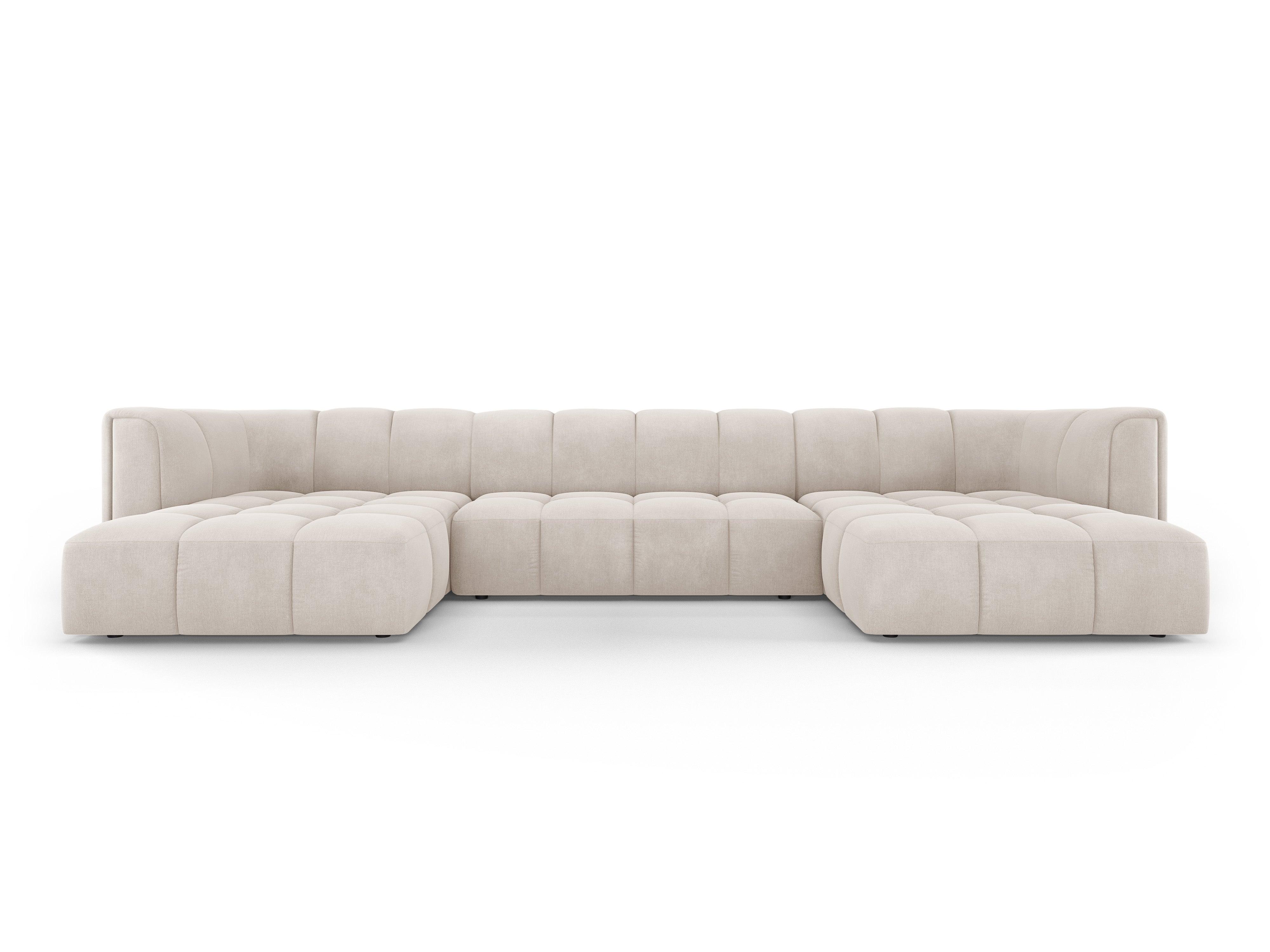 Sofa panoramiczna FRANCESCA beżowy szenil Milo Casa Eye on Design