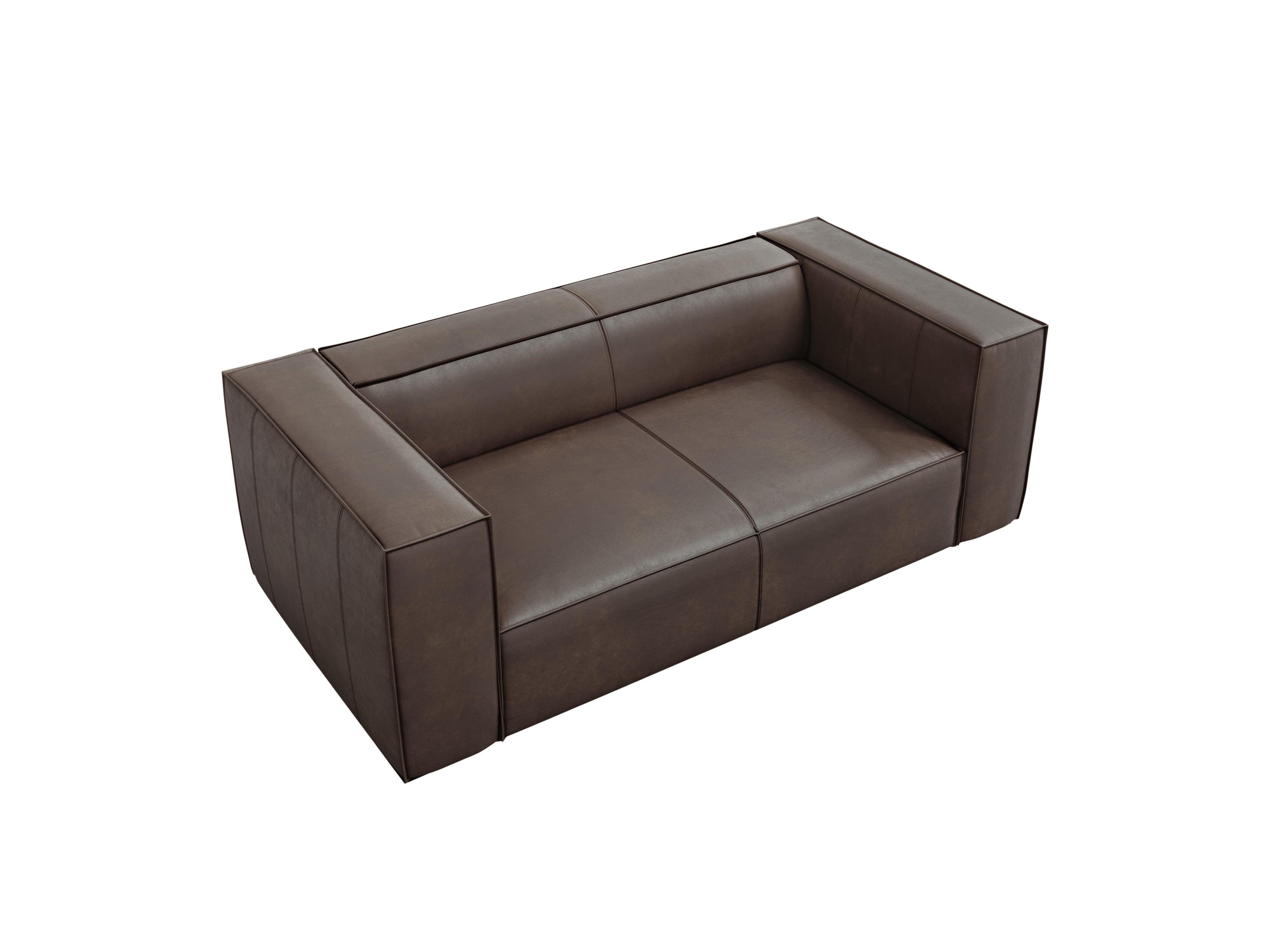 Sofa skórzana 2-osobowa MADAME oliwkowy brąz Windsor & Co Eye on Design