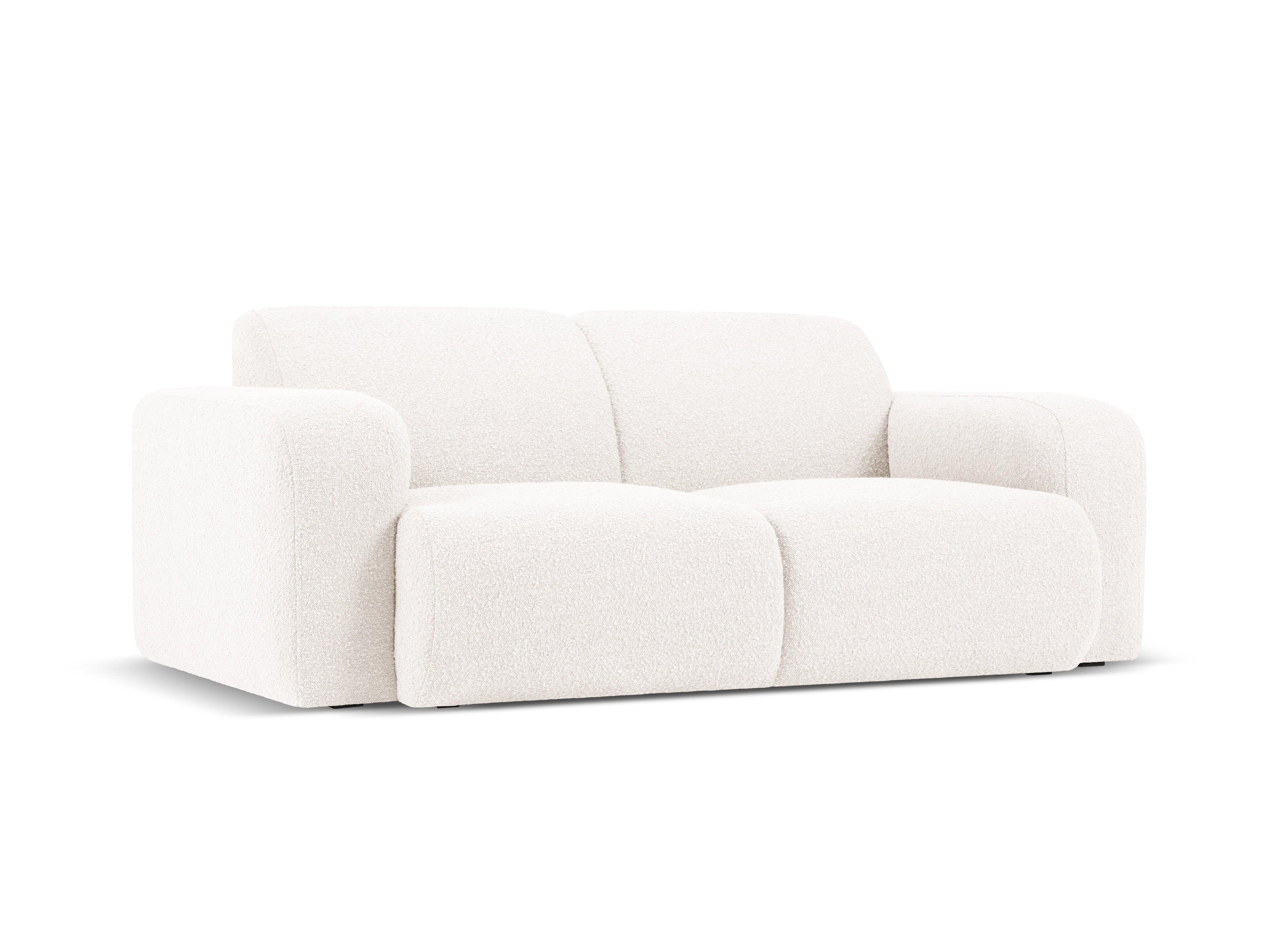 Sofa w tkaninie boucle 2-osobowa LOLA biały Windsor & Co Eye on Design